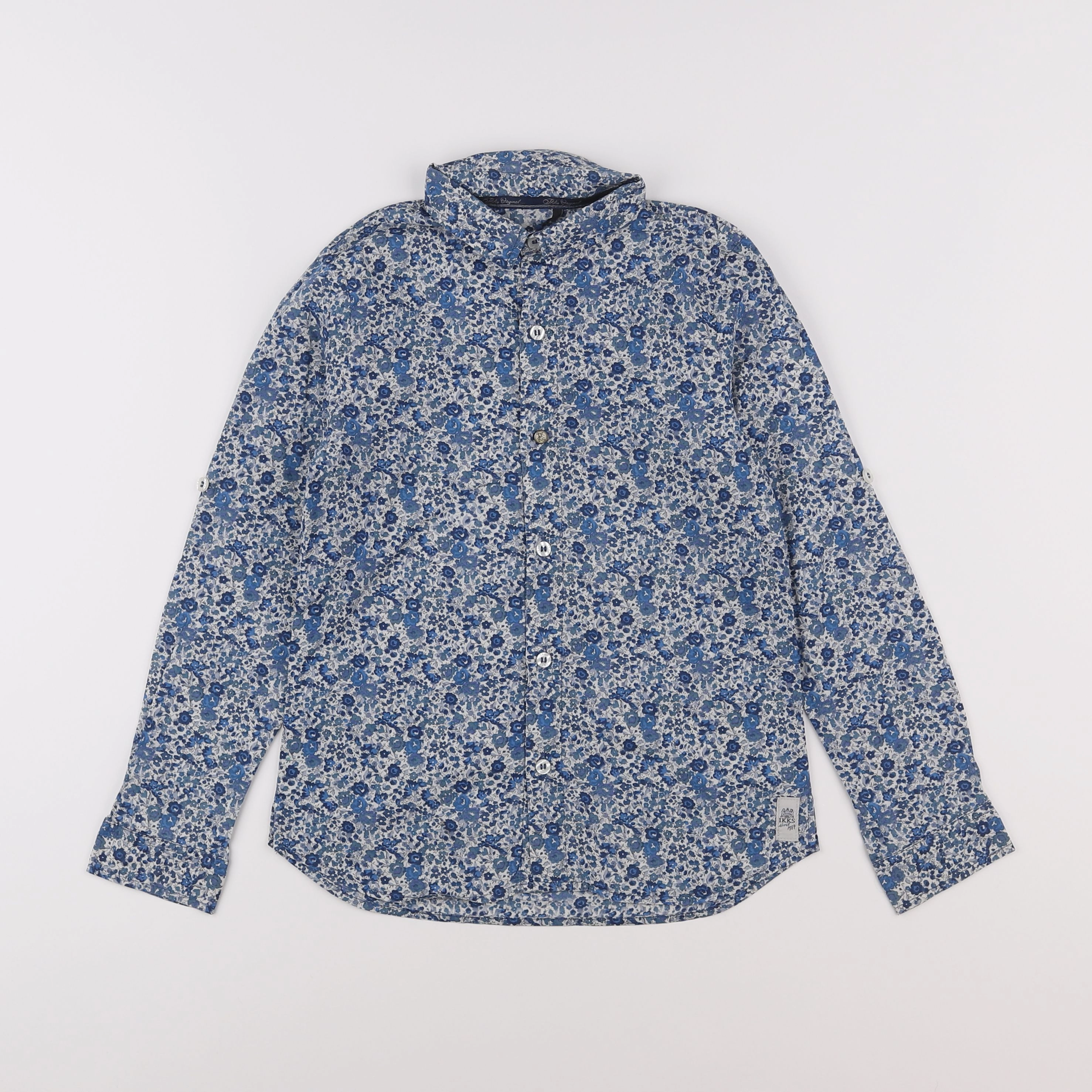 IKKS - chemise bleu - 8 ans