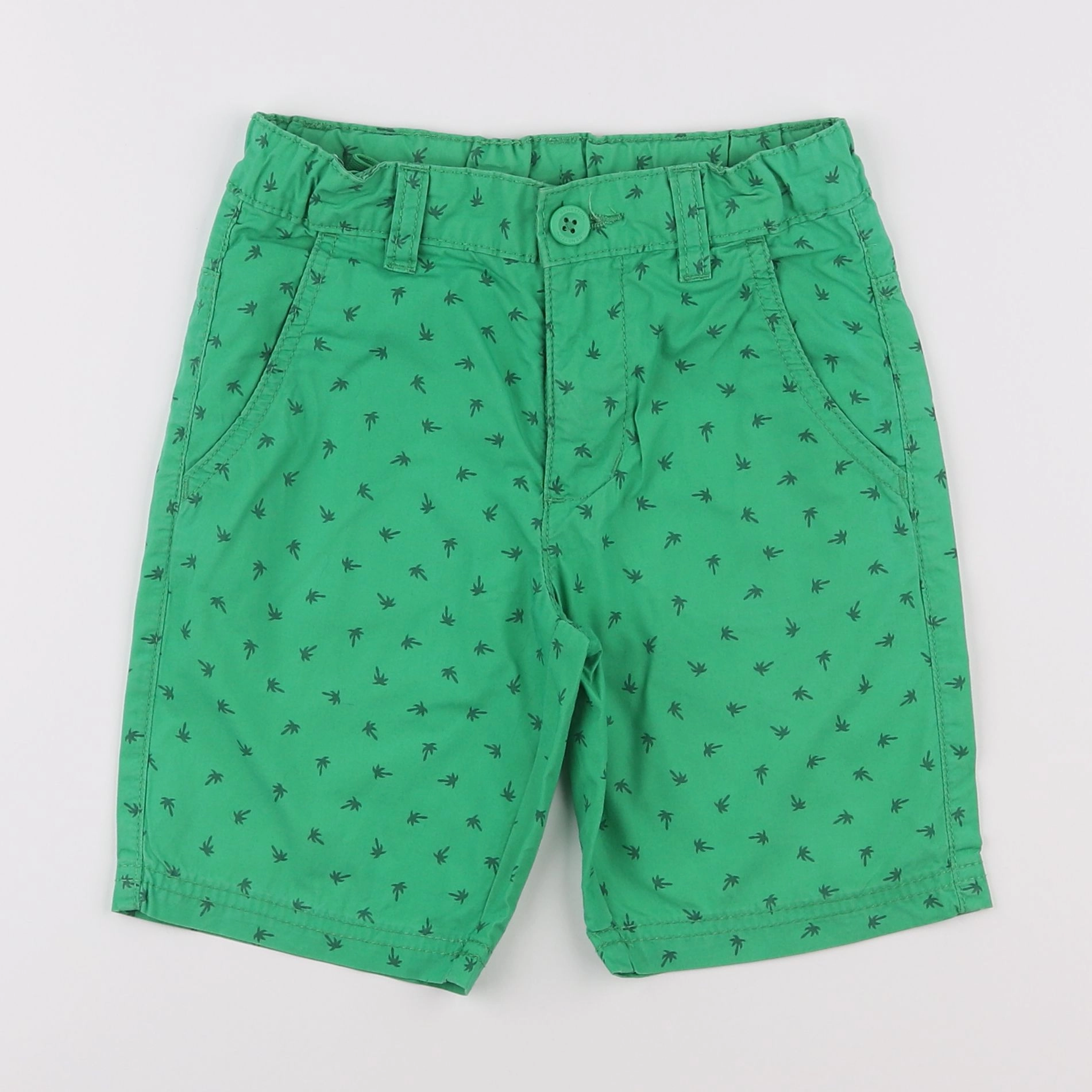 Benetton - short vert - 6/7 ans