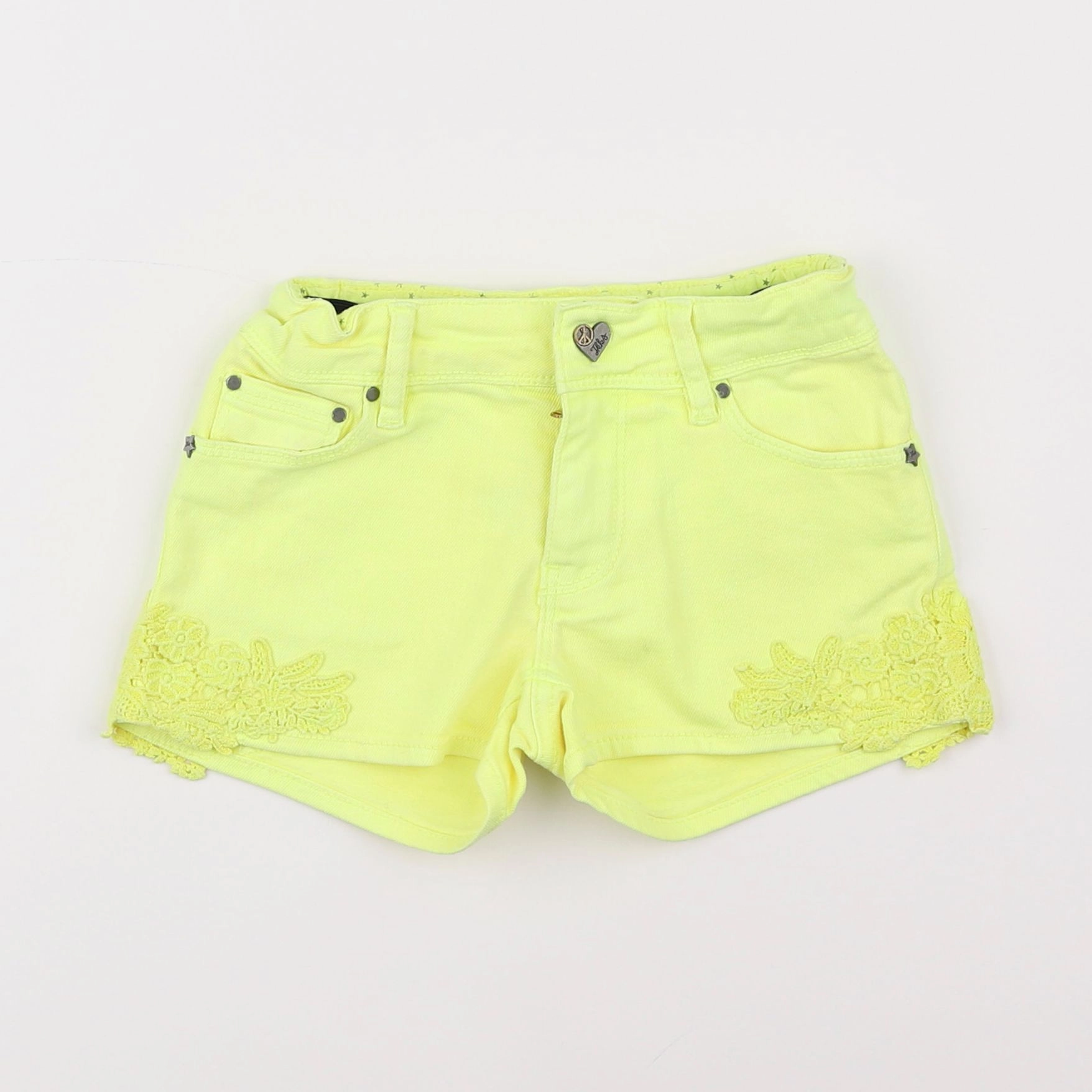 IKKS - short jaune fluo - 4 ans