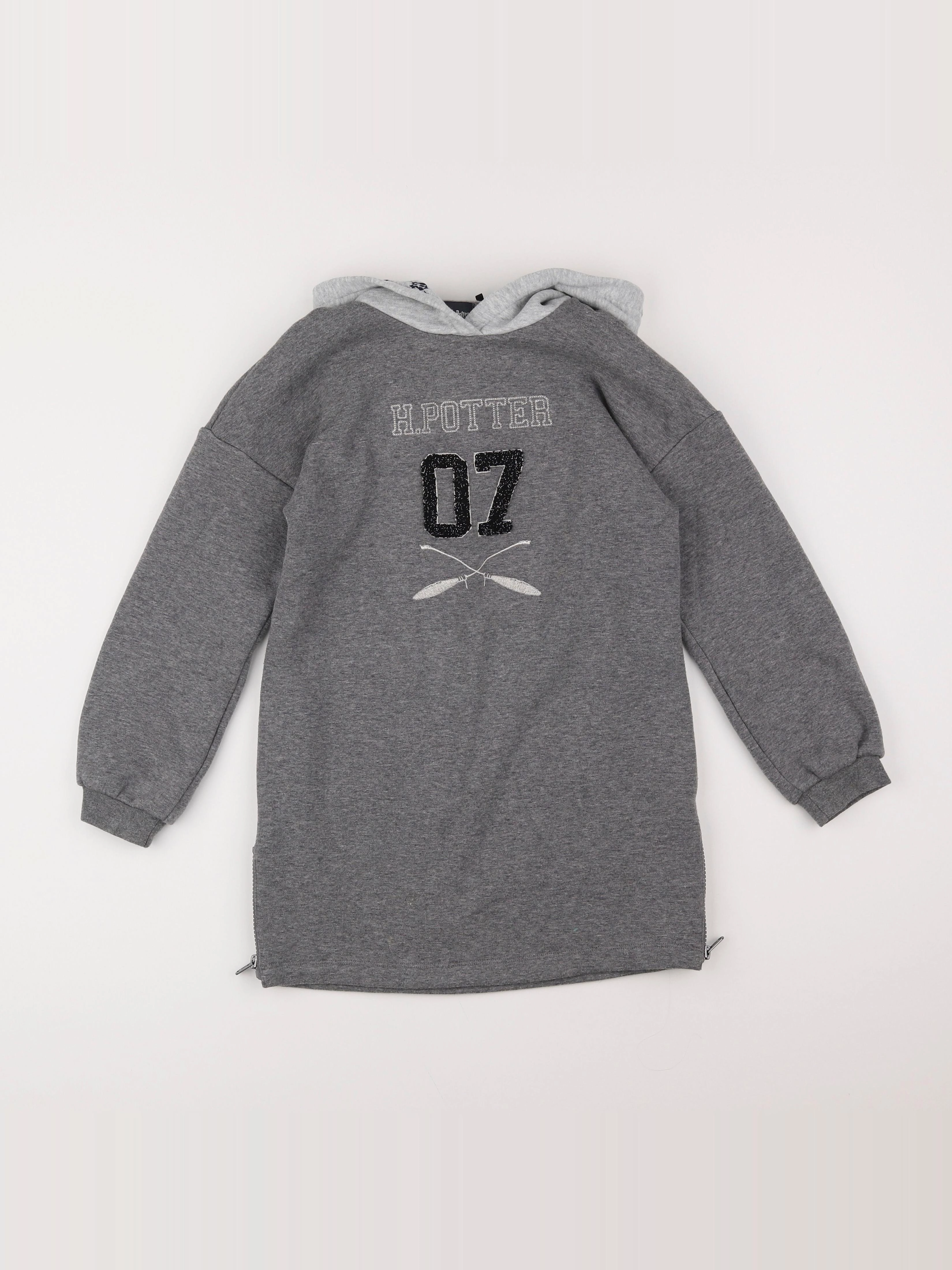 IKKS - robe gris - 8 ans