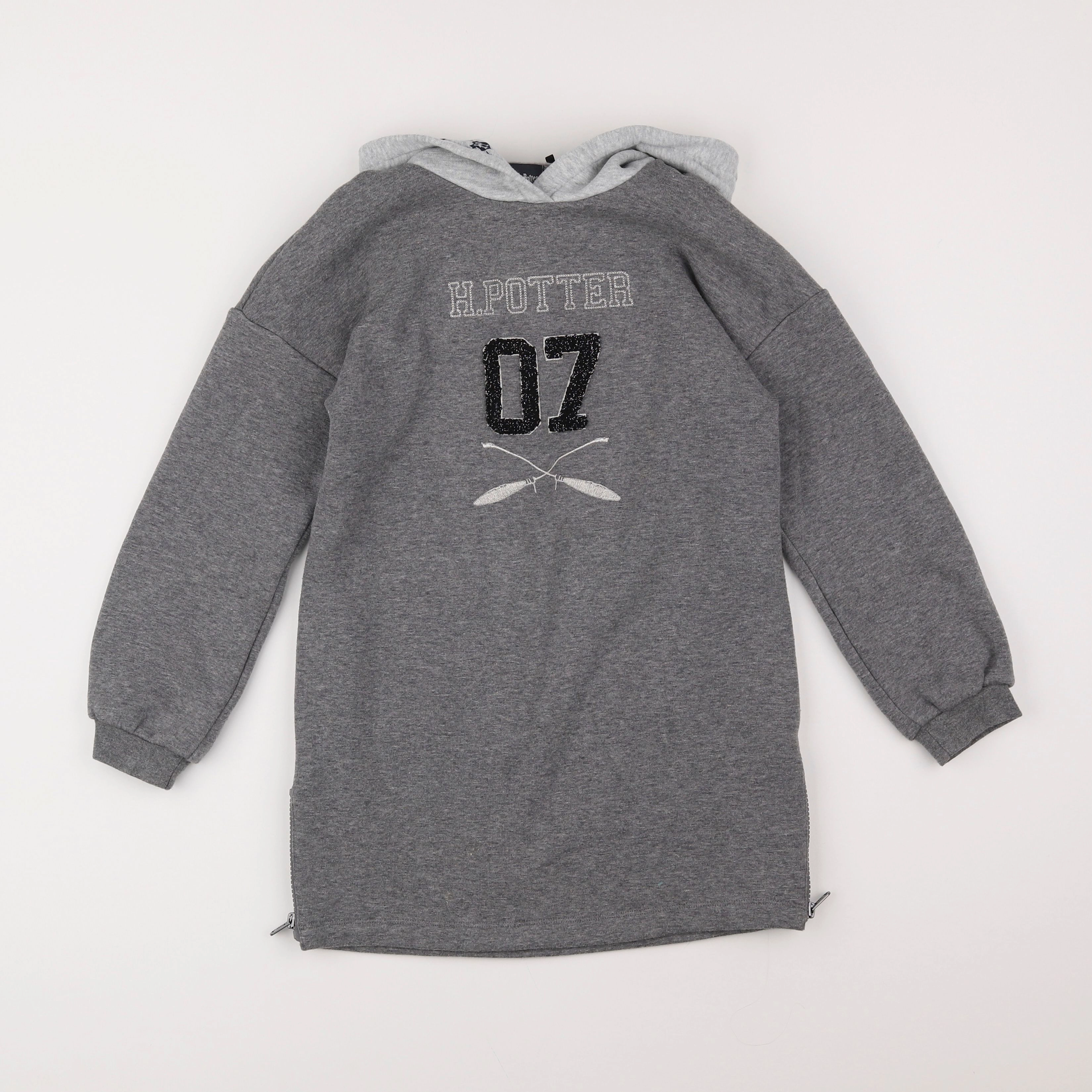 IKKS - robe gris - 8 ans