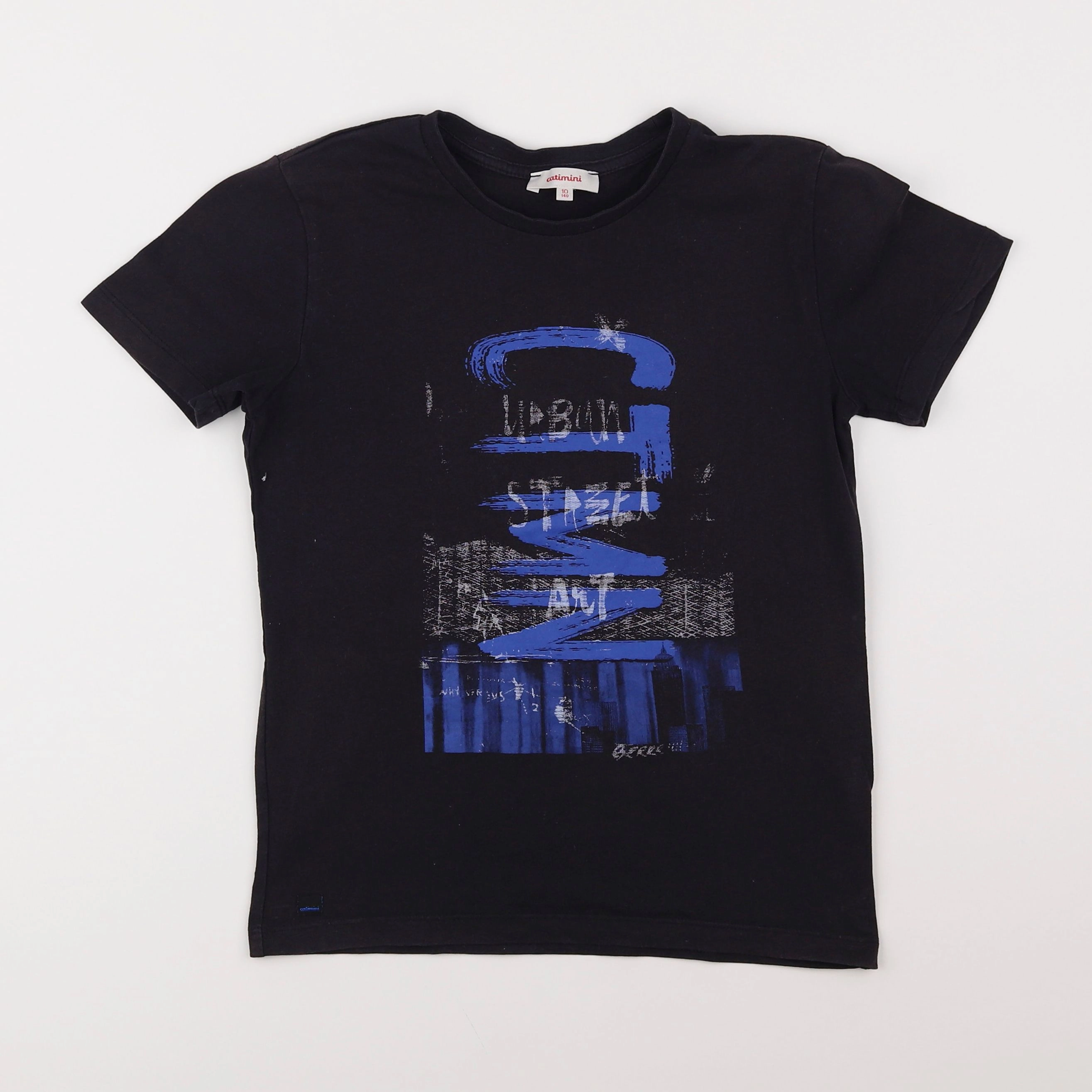 Catimini - tee-shirt bleu - 10 ans