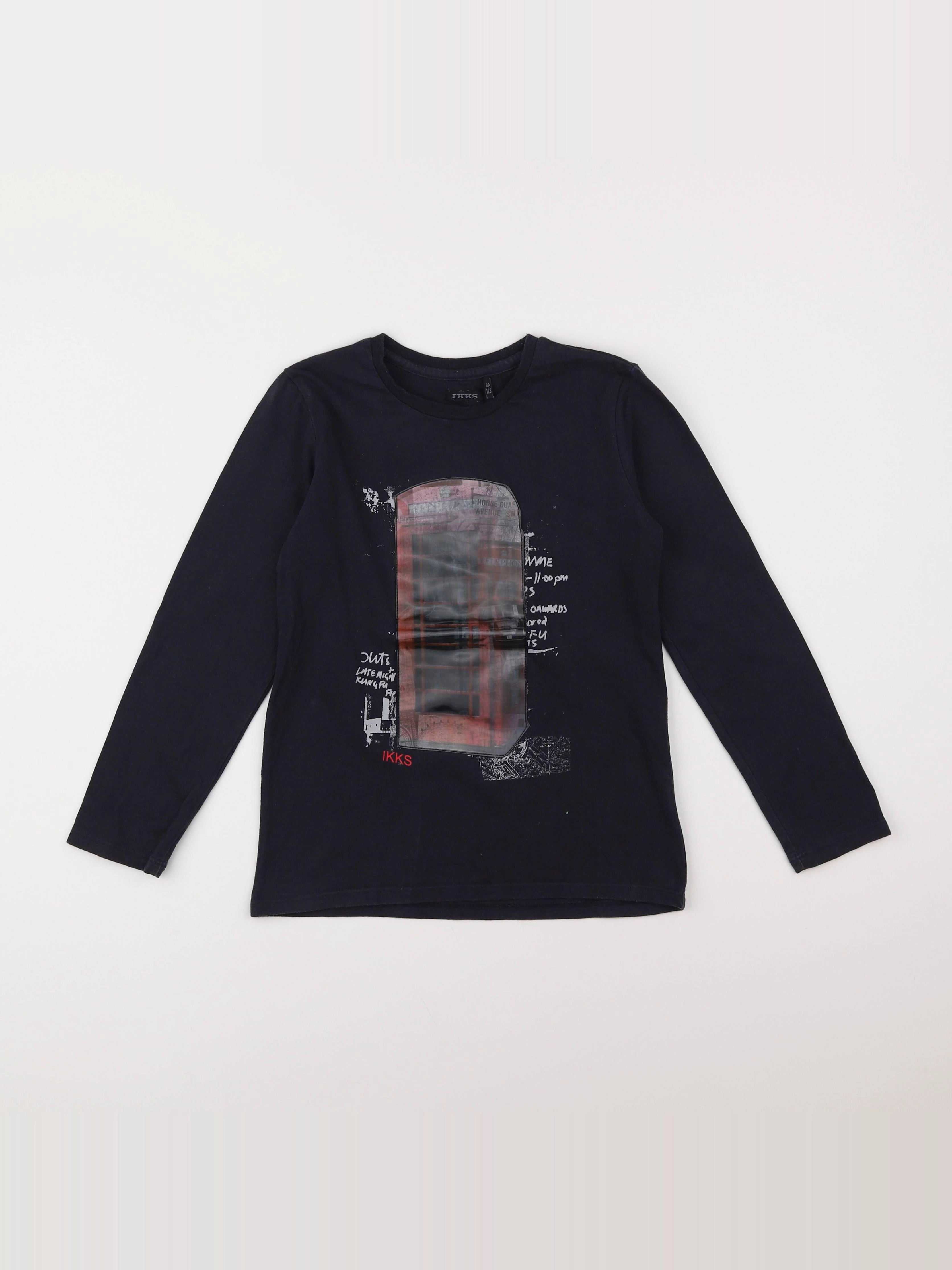 IKKS - tee-shirt bleu - 8 ans