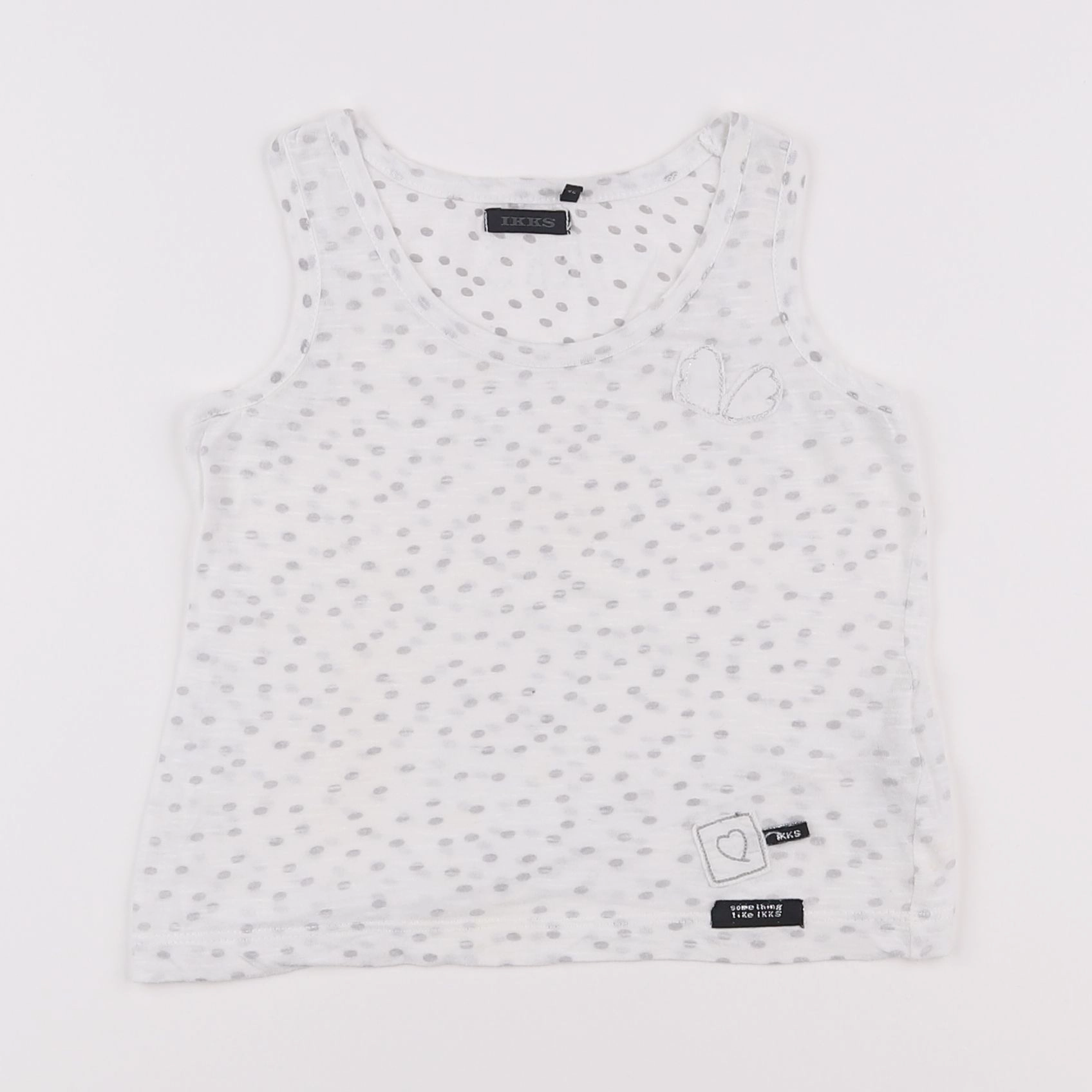 IKKS - débardeur blanc - 3 ans