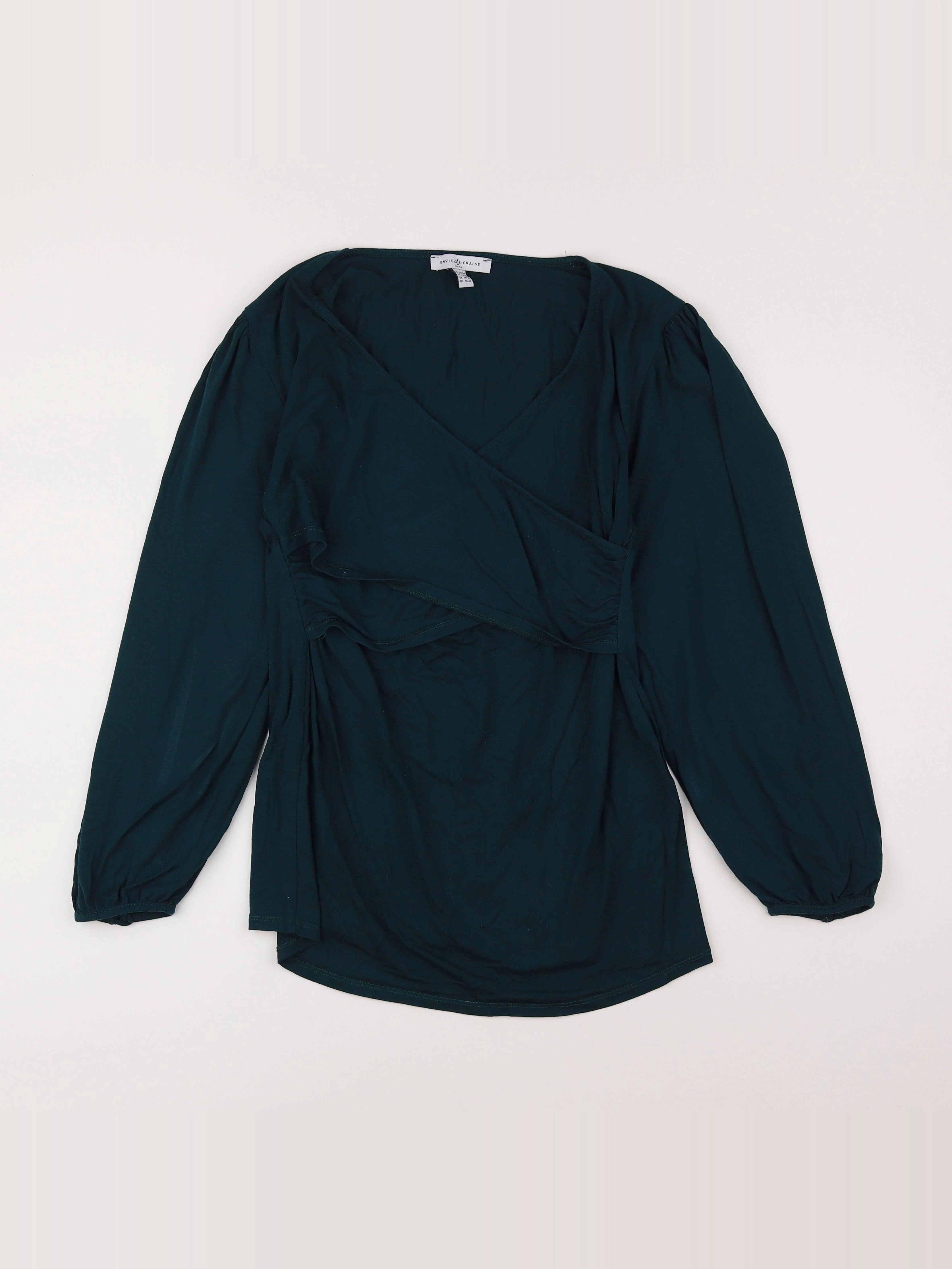Envie de fraise - tee-shirt grossesse vert - 42 à 44