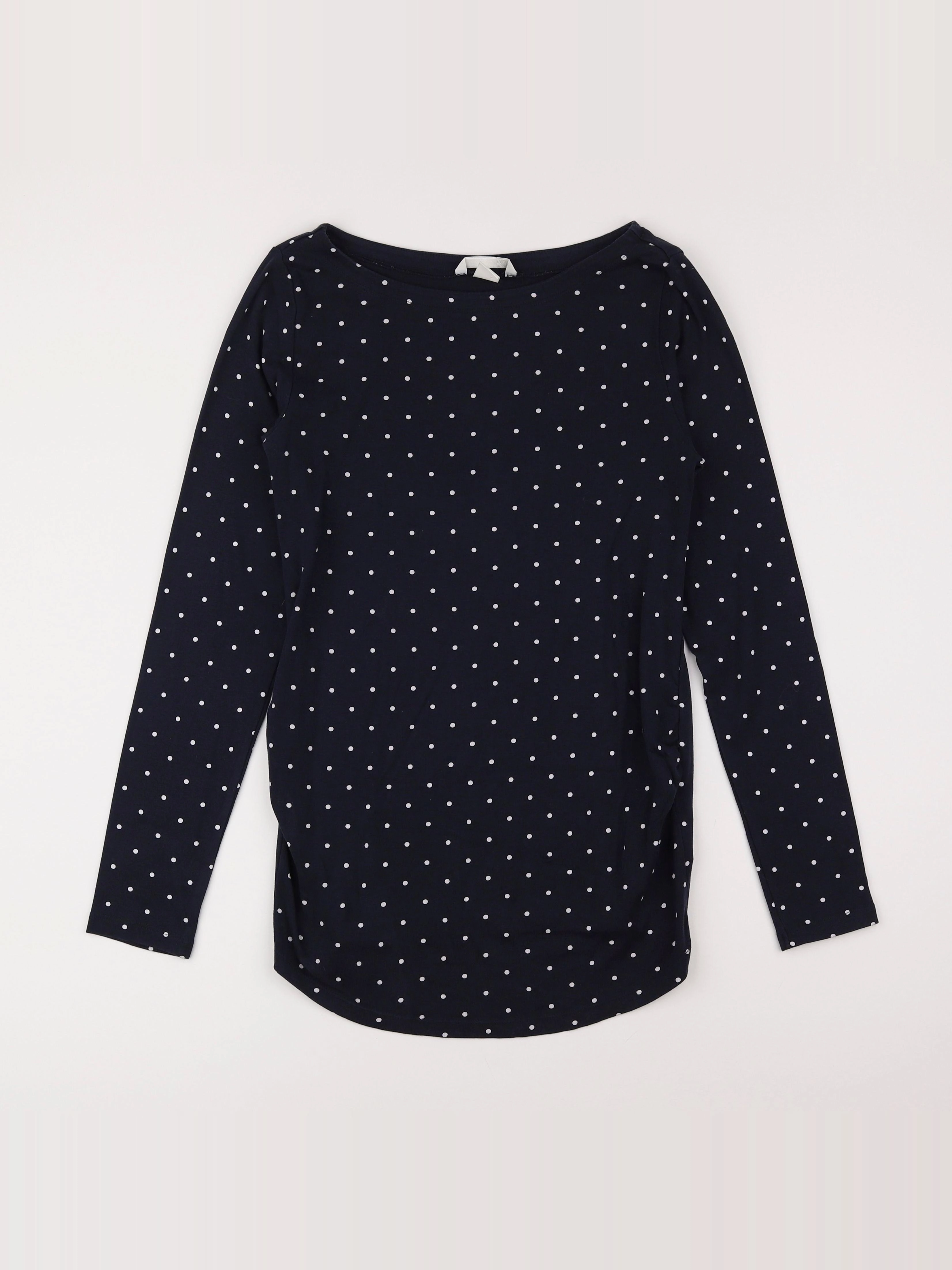 H&M - tee-shirt grossesse bleu - 44 à 46