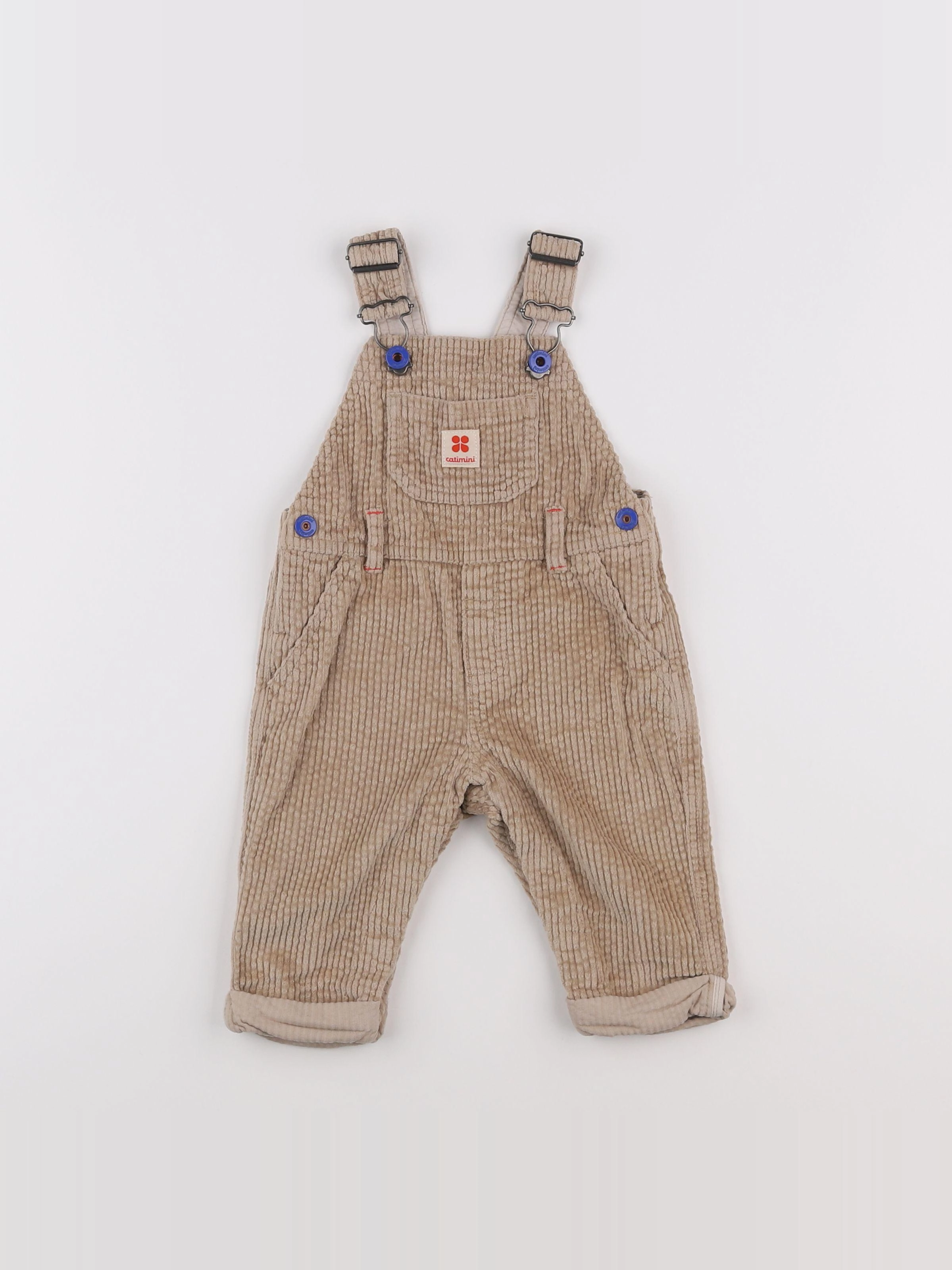 Catimini - salopette beige - 6 mois