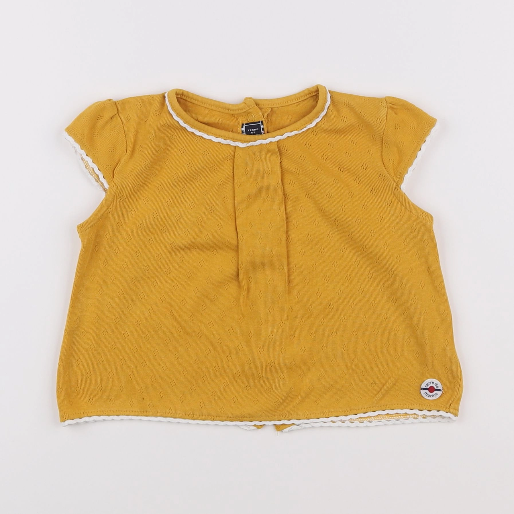 Terre de marins - tee-shirt jaune - 2 ans