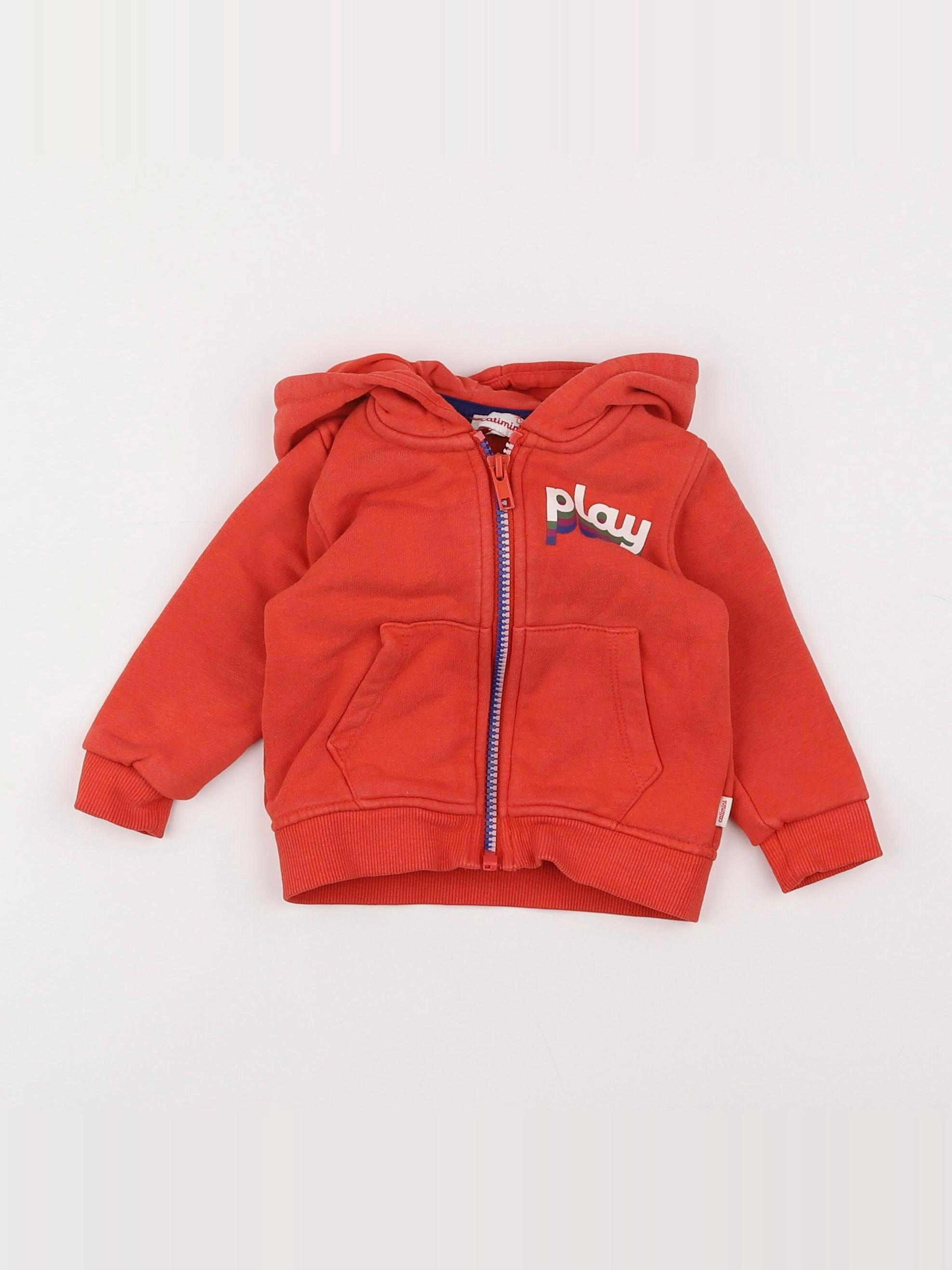 Catimini - sweat rouge - 9 mois