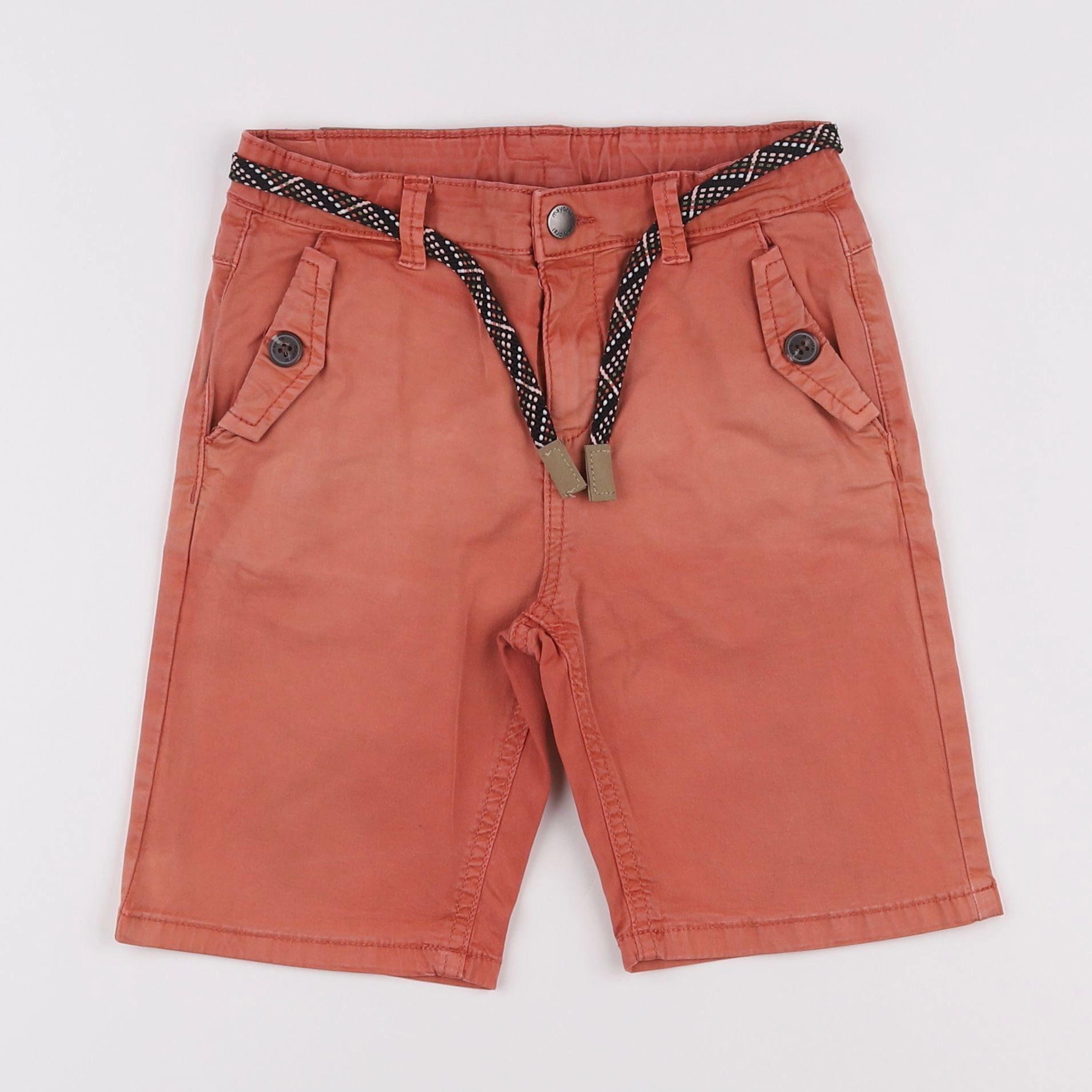 Mayoral - short orange - 7 ans