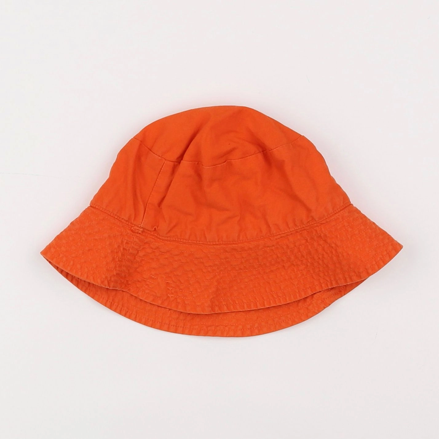 Petit Bateau - chapeau orange - 4 ans