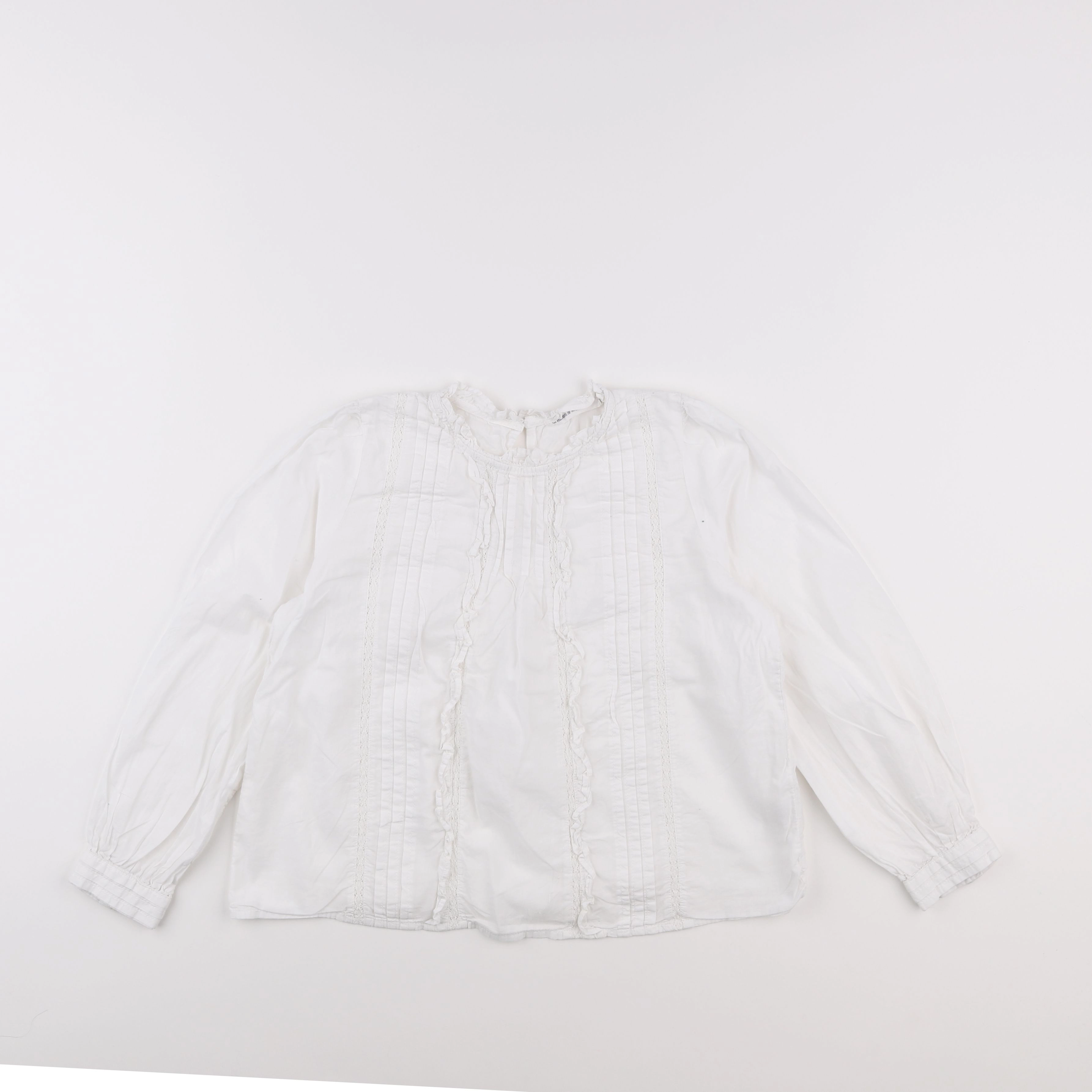 Monoprix - blouse blanc - 10 ans