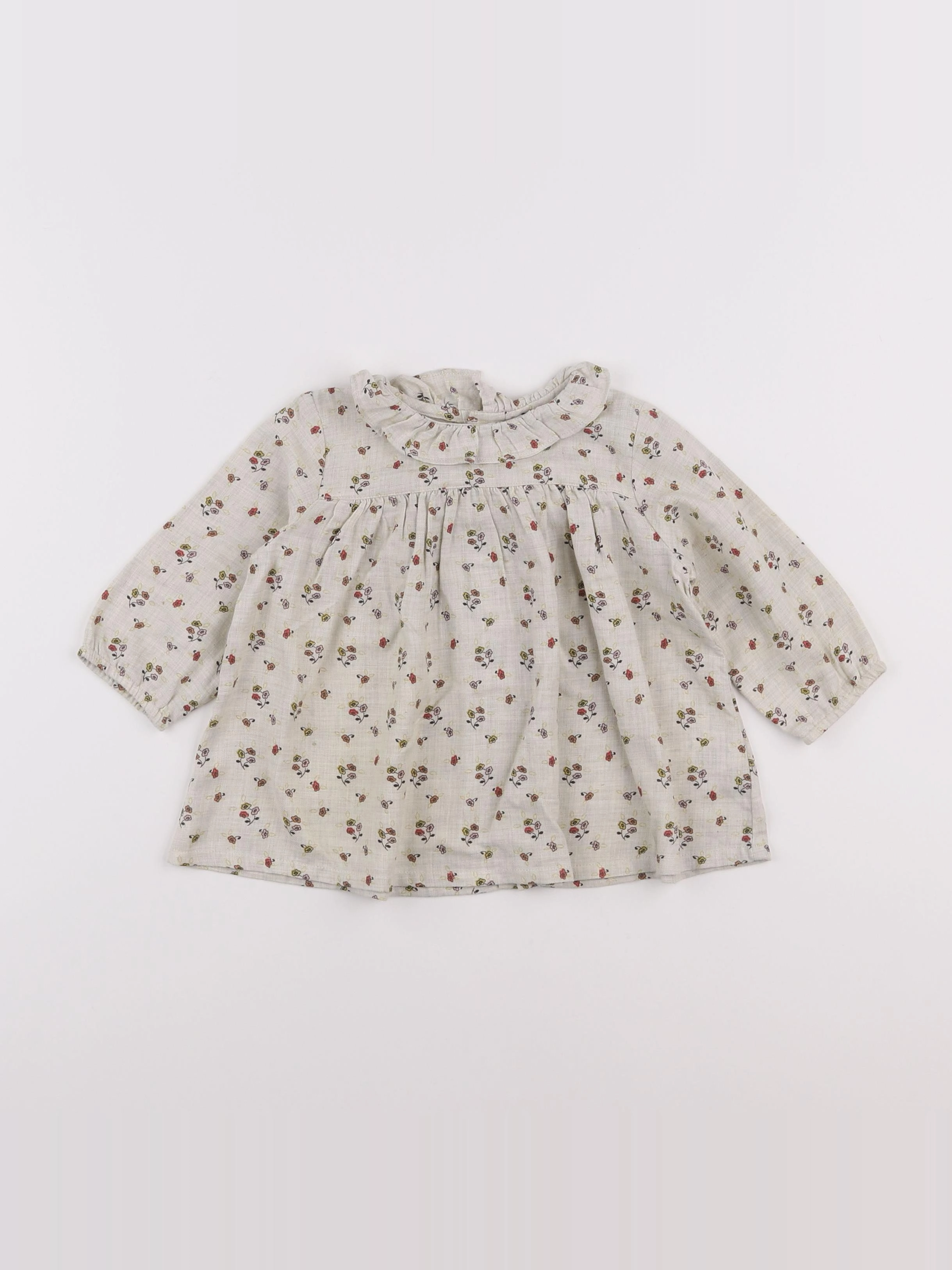 Boutchou - blouse beige - 12 mois