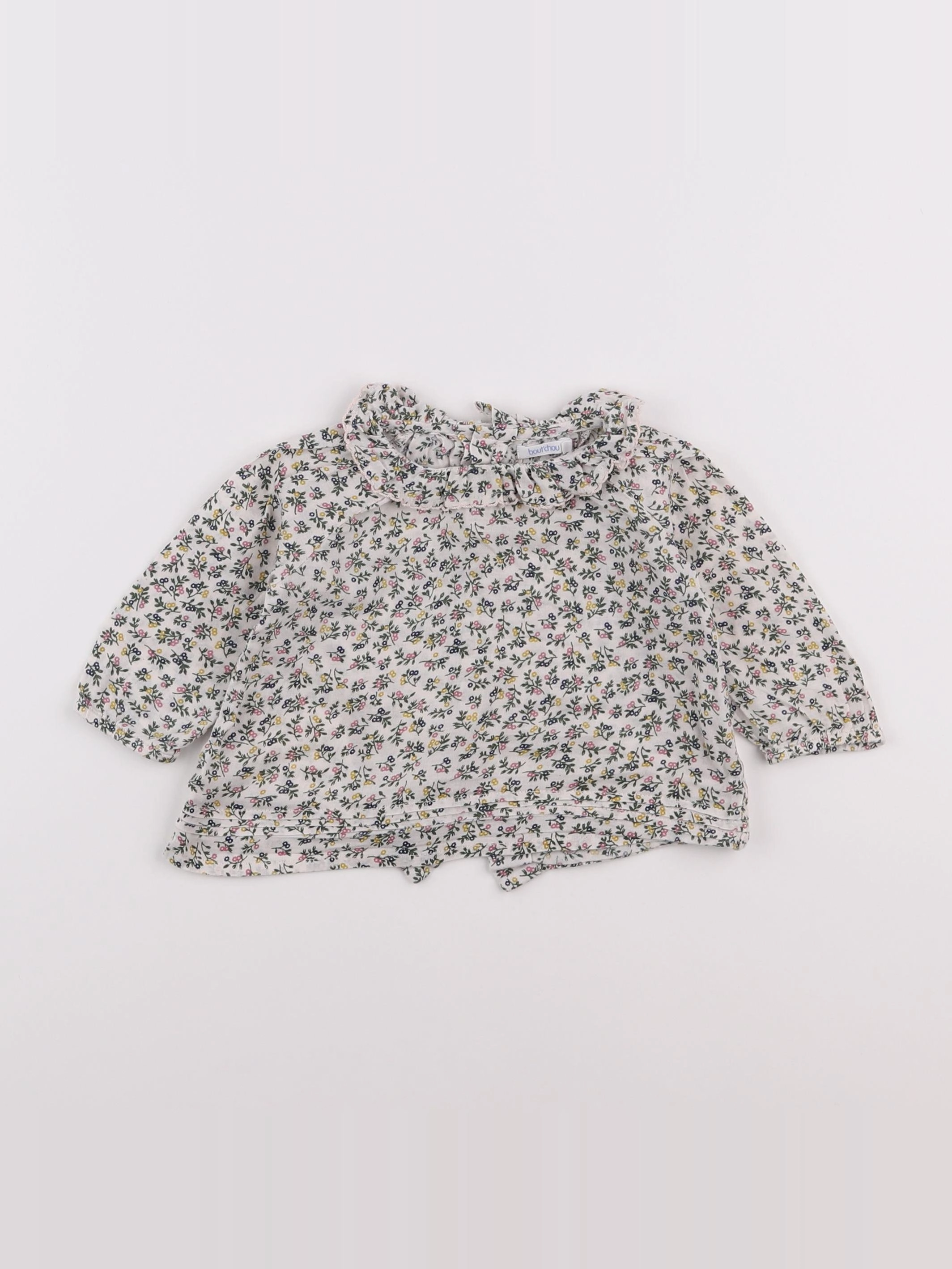 Boutchou - blouse multicolore - 6 mois