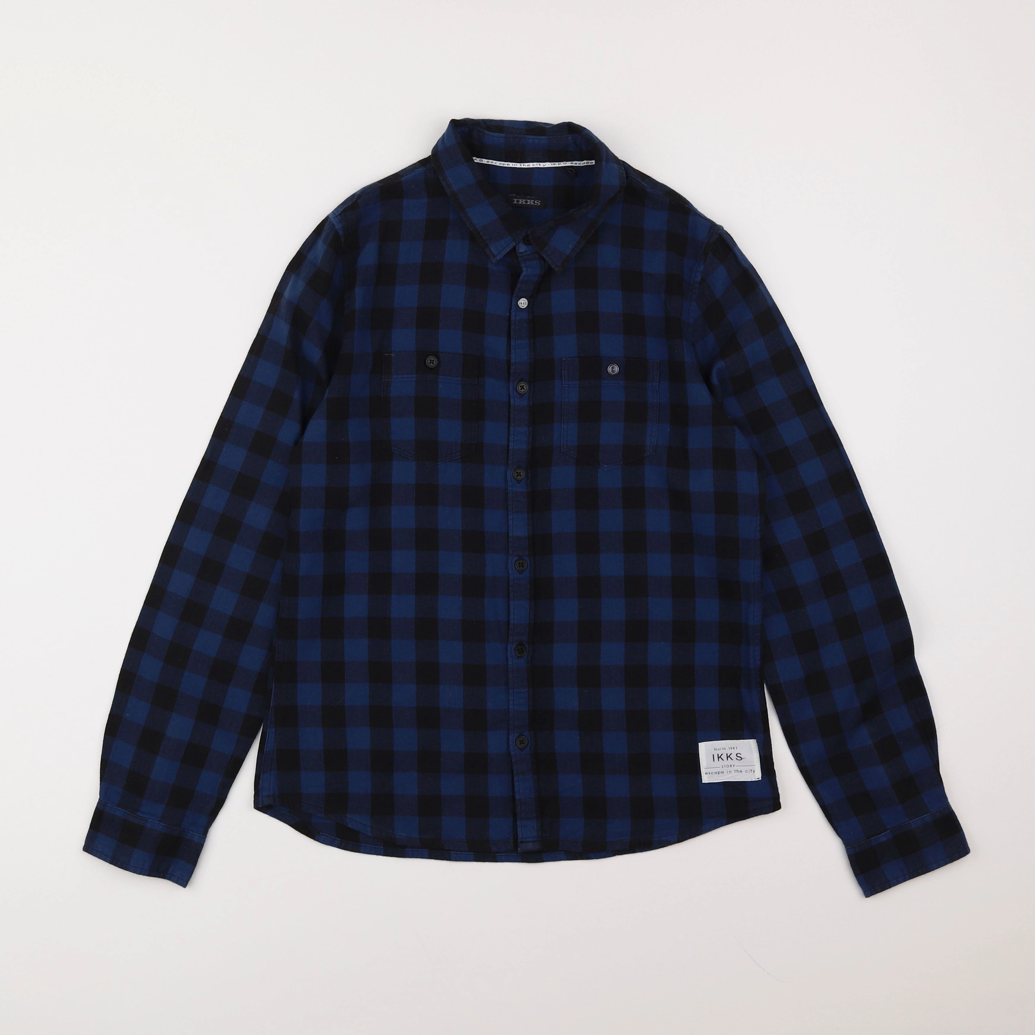IKKS - chemise bleu - 12 ans