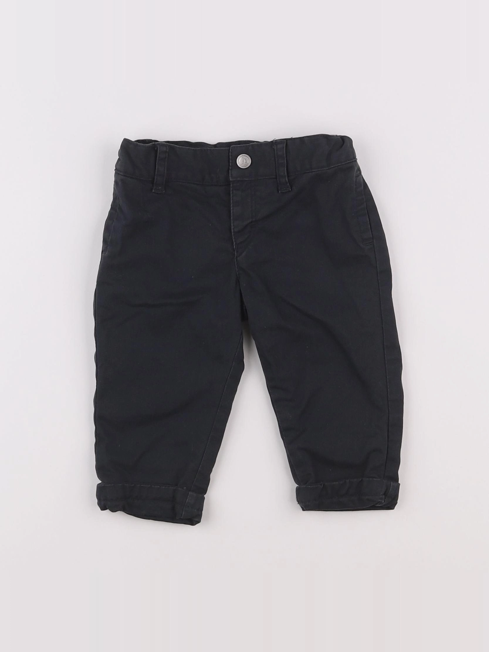 Petit Bateau - pantalon noir - 3 mois
