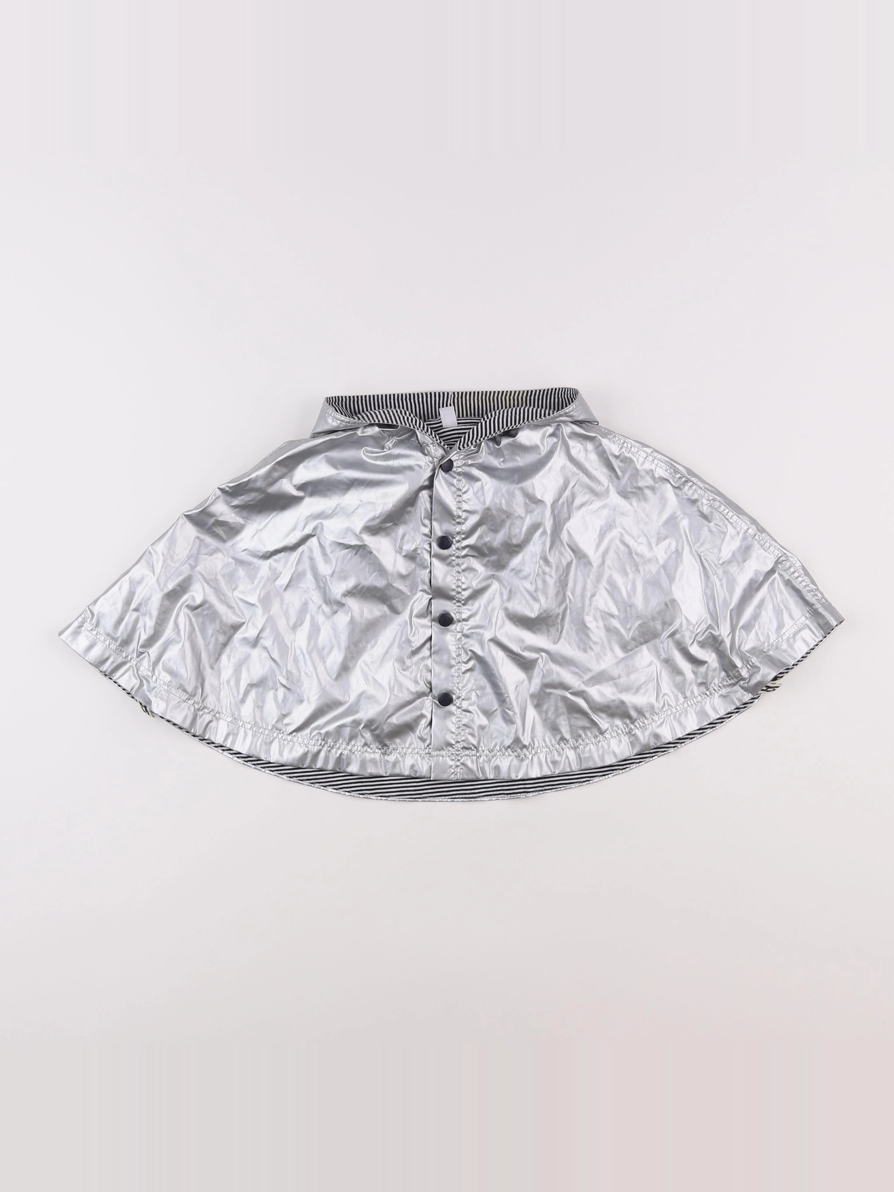 Petit Bateau - imperméable argent - 12/18 mois