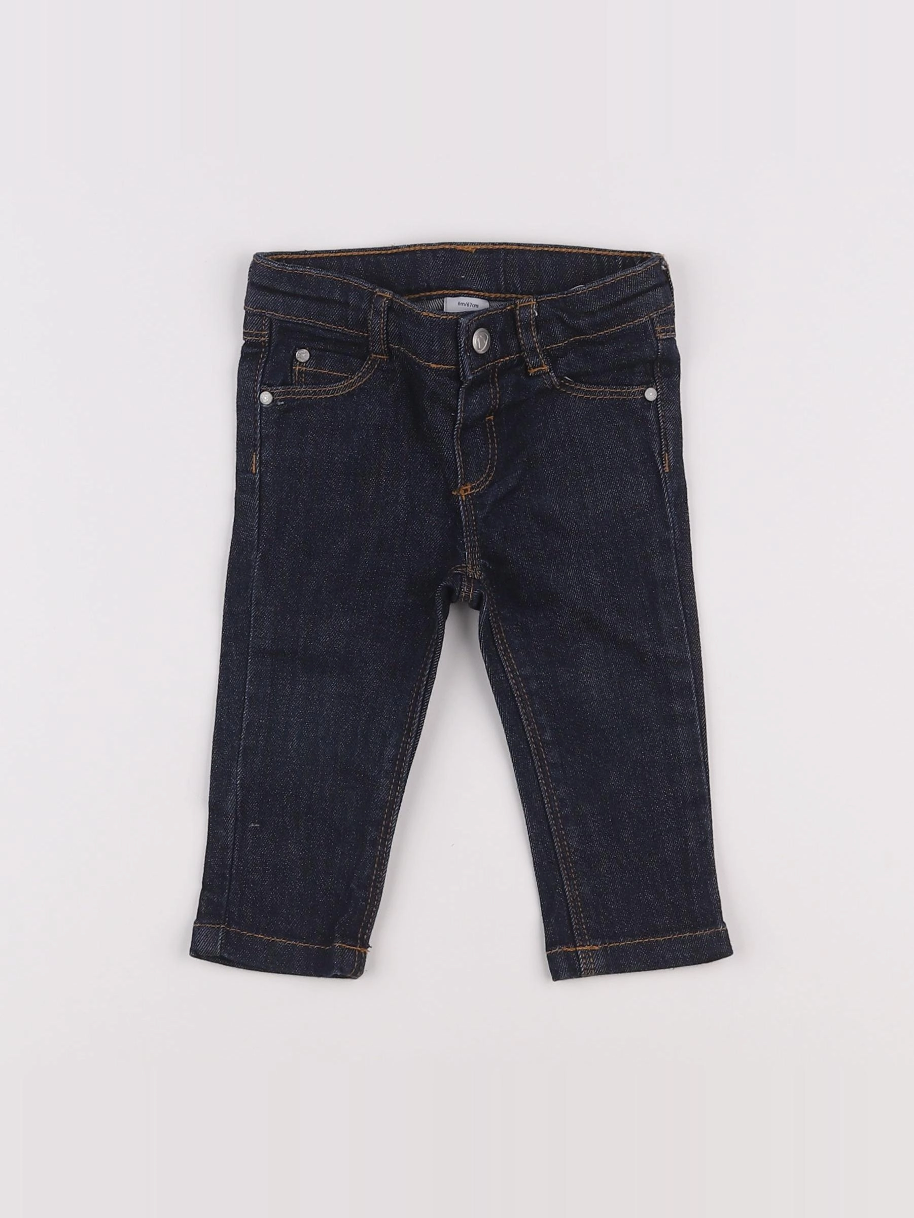 Petit Bateau - jean bleu - 6 mois