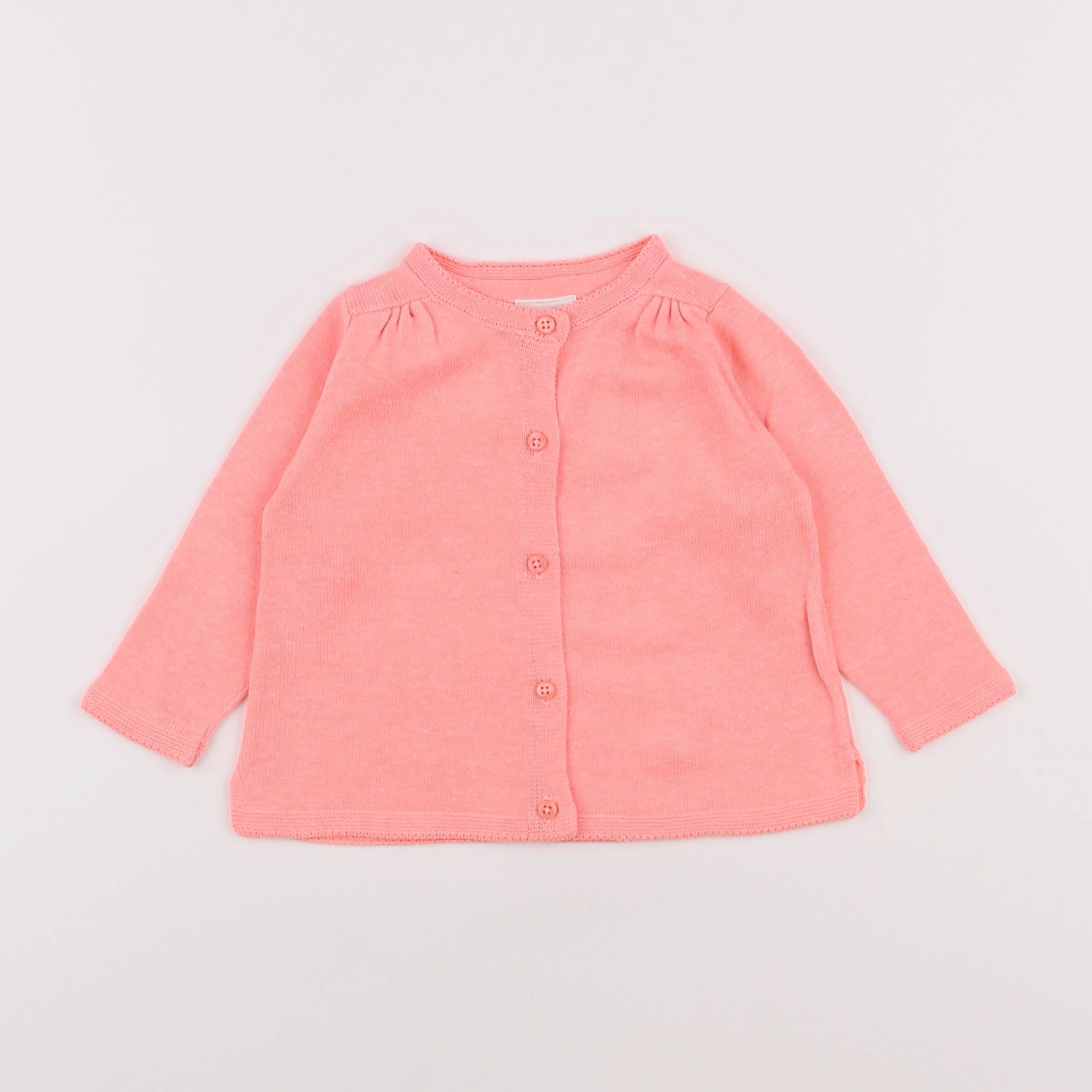 Tape à l'oeil - gilet rose - 6 mois