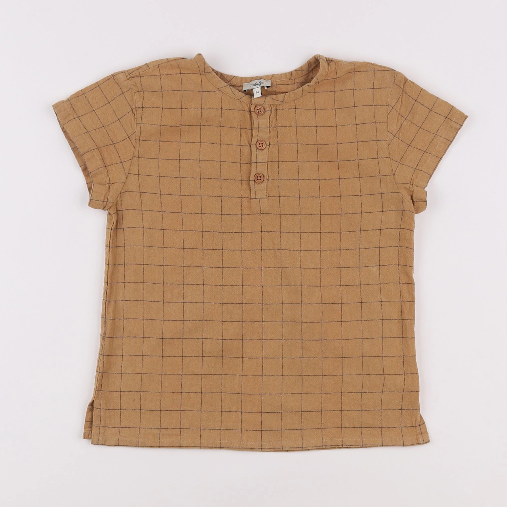 Natalys - tee-shirt marron - 6 ans