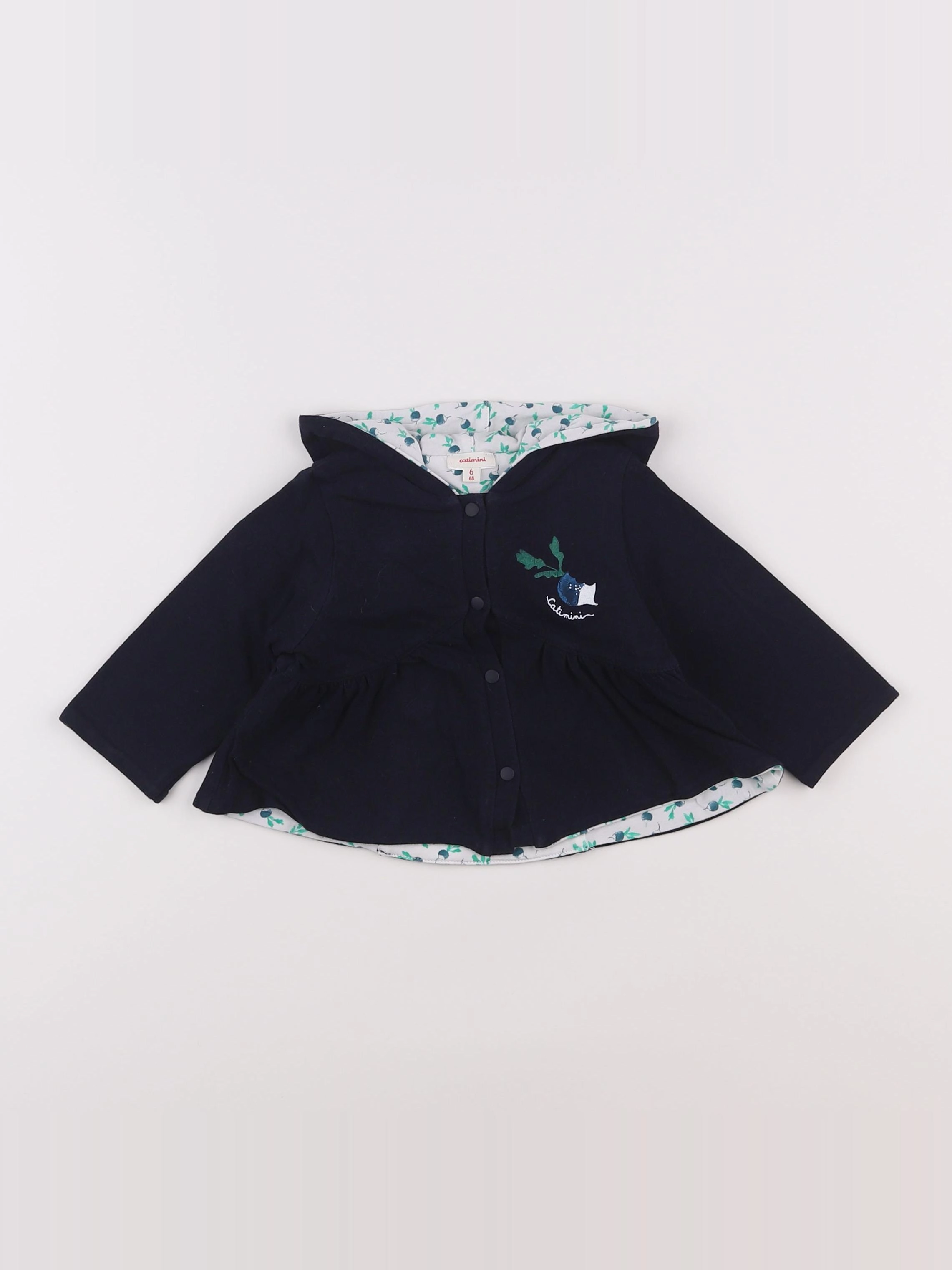 Catimini - sweat bleu - 6 mois
