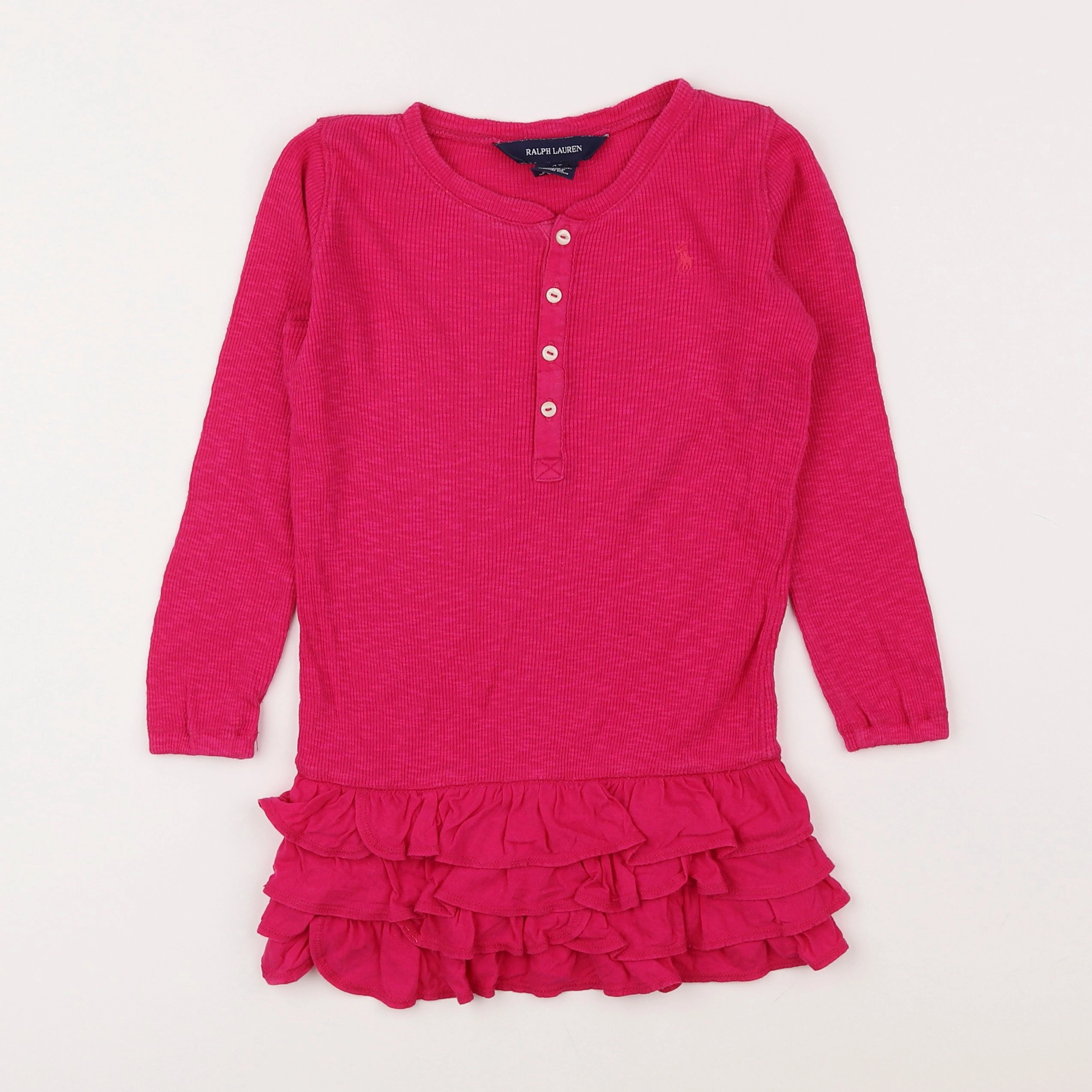 Ralph Lauren - robe rouge - 4 ans