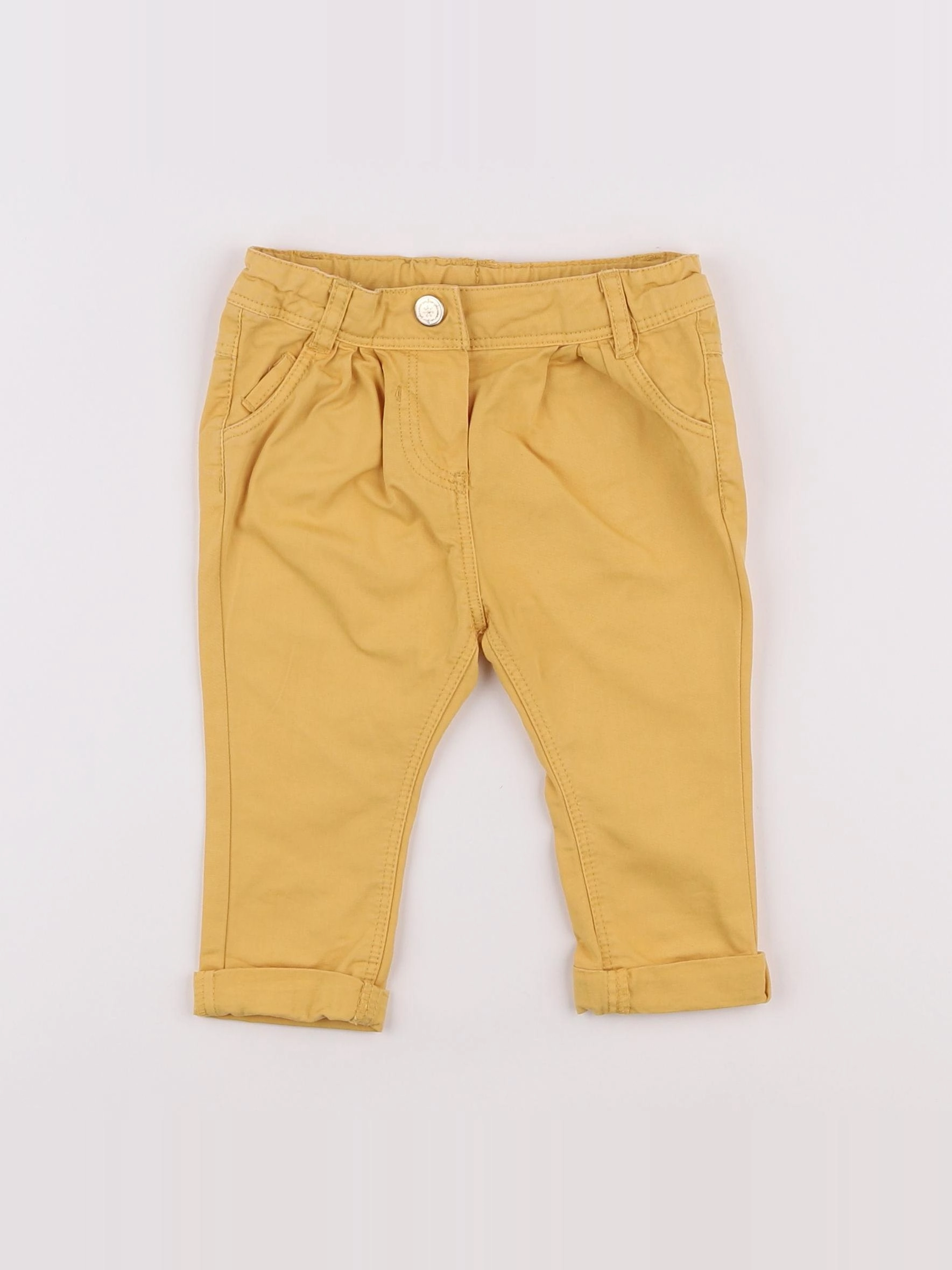 Tape à l'oeil - pantalon jaune - 6 mois