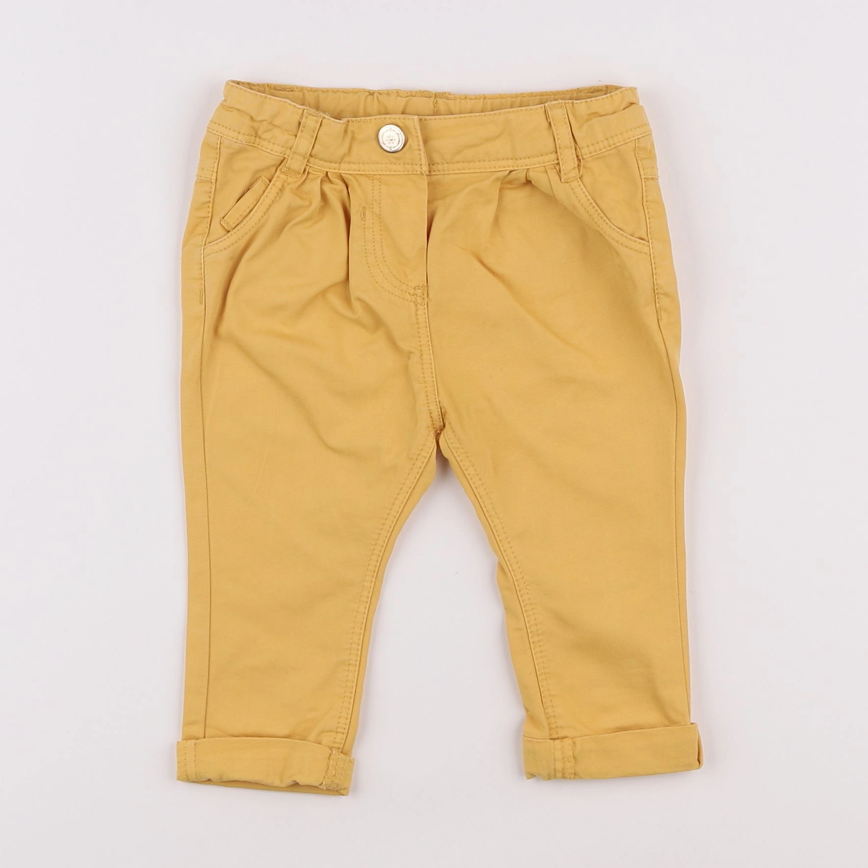 Tape à l'oeil - pantalon jaune - 6 mois