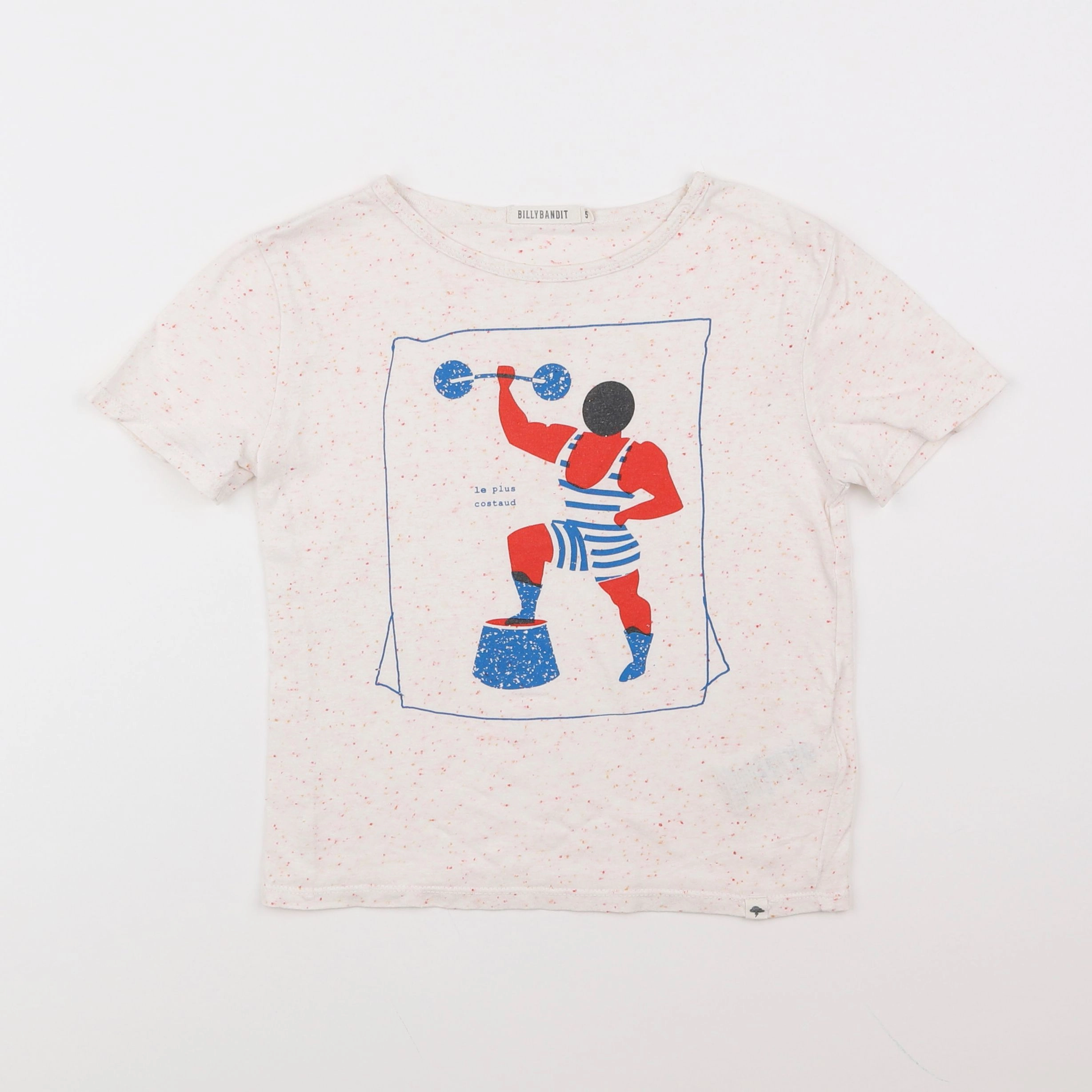 Billy Bandit - tee-shirt blanc - 5 ans