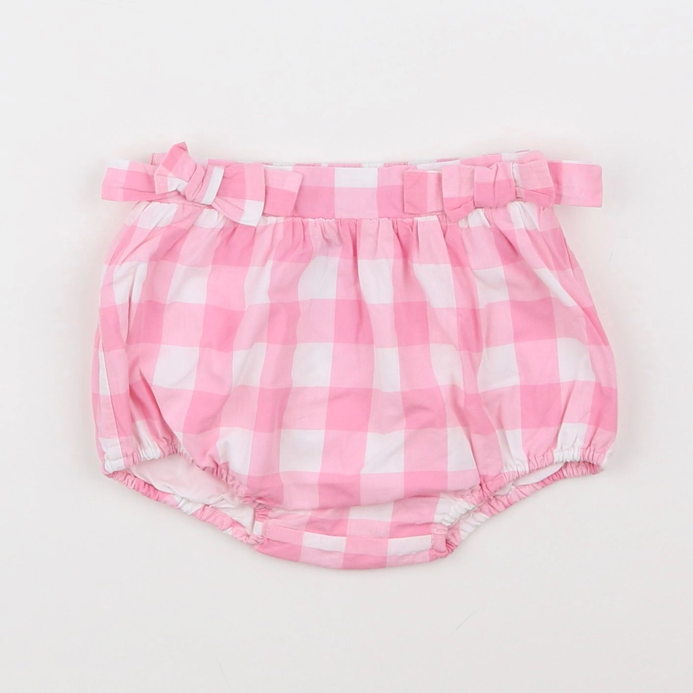 Jacadi - bloomer blanc, rose - 6 mois