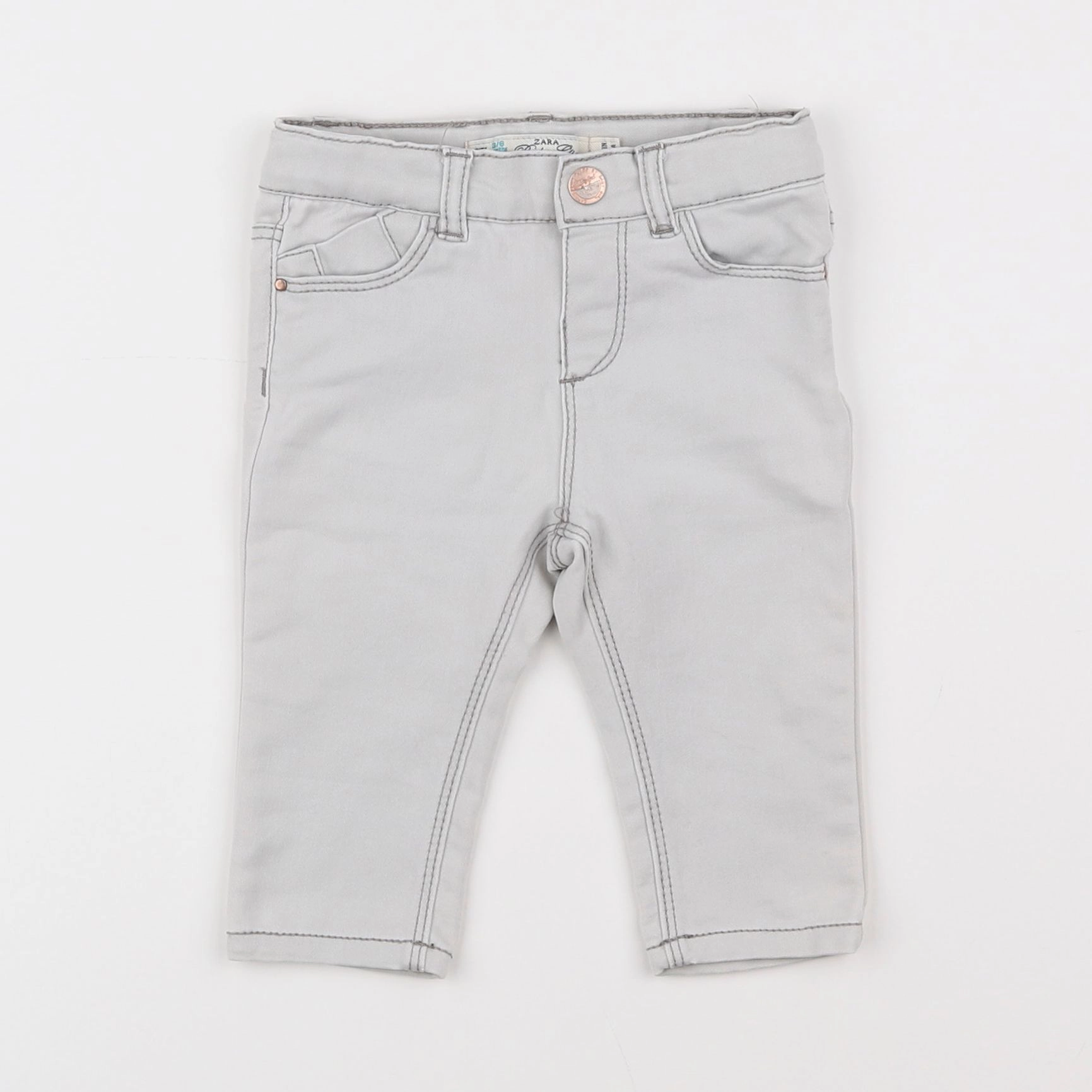 Zara - pantalon gris - 3/6 mois