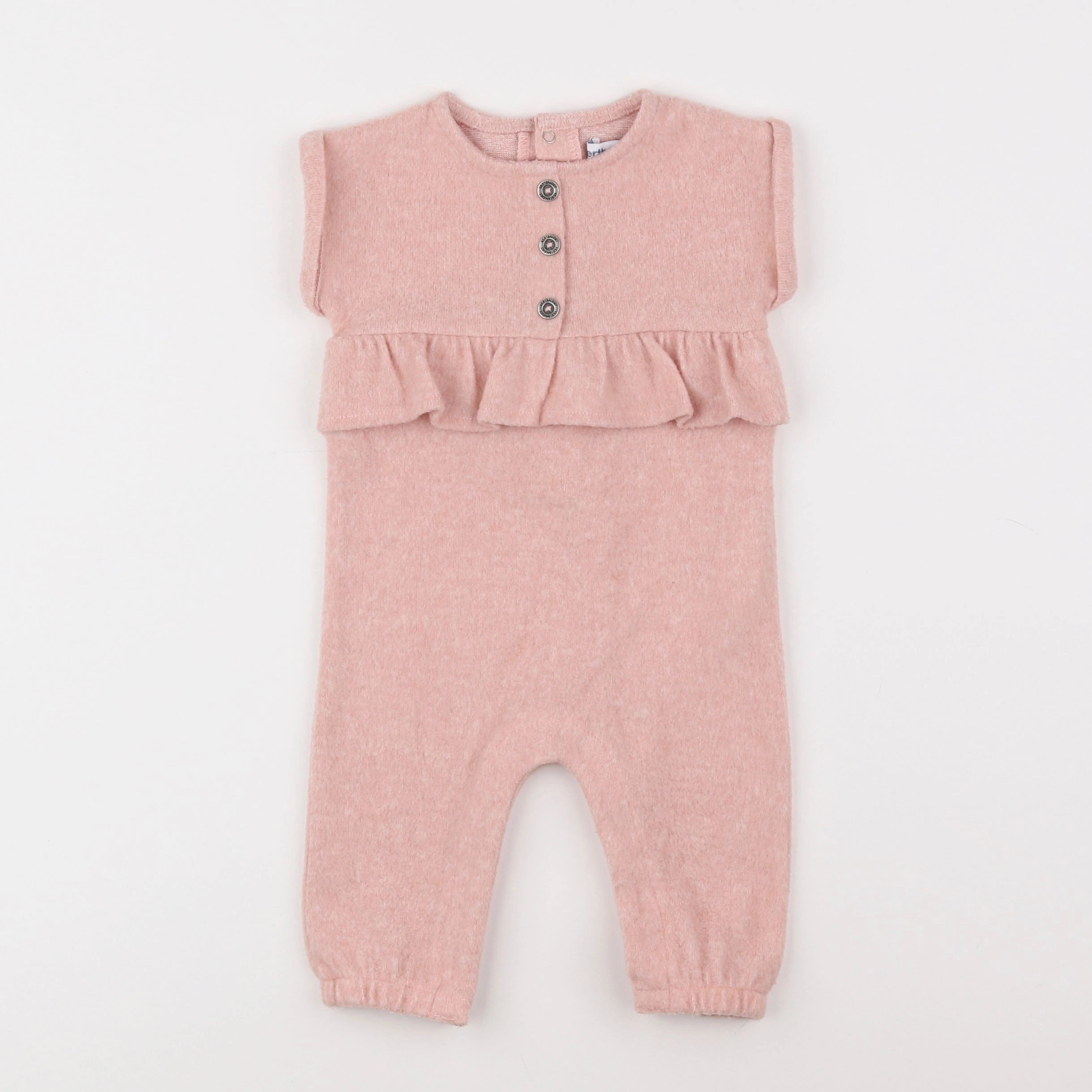 Vertbaudet - combinaison rose - 6 mois
