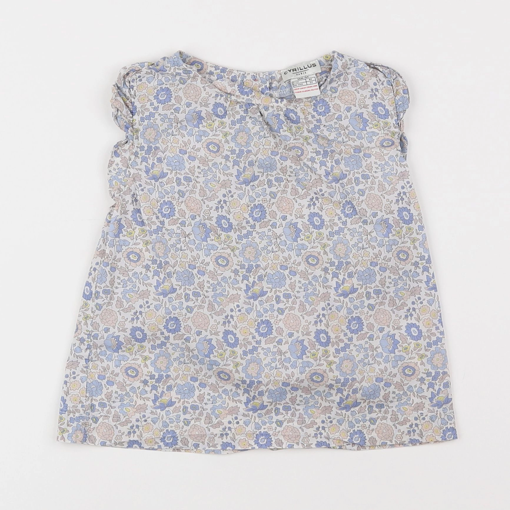 Cyrillus - blouse multicolore - 3 ans