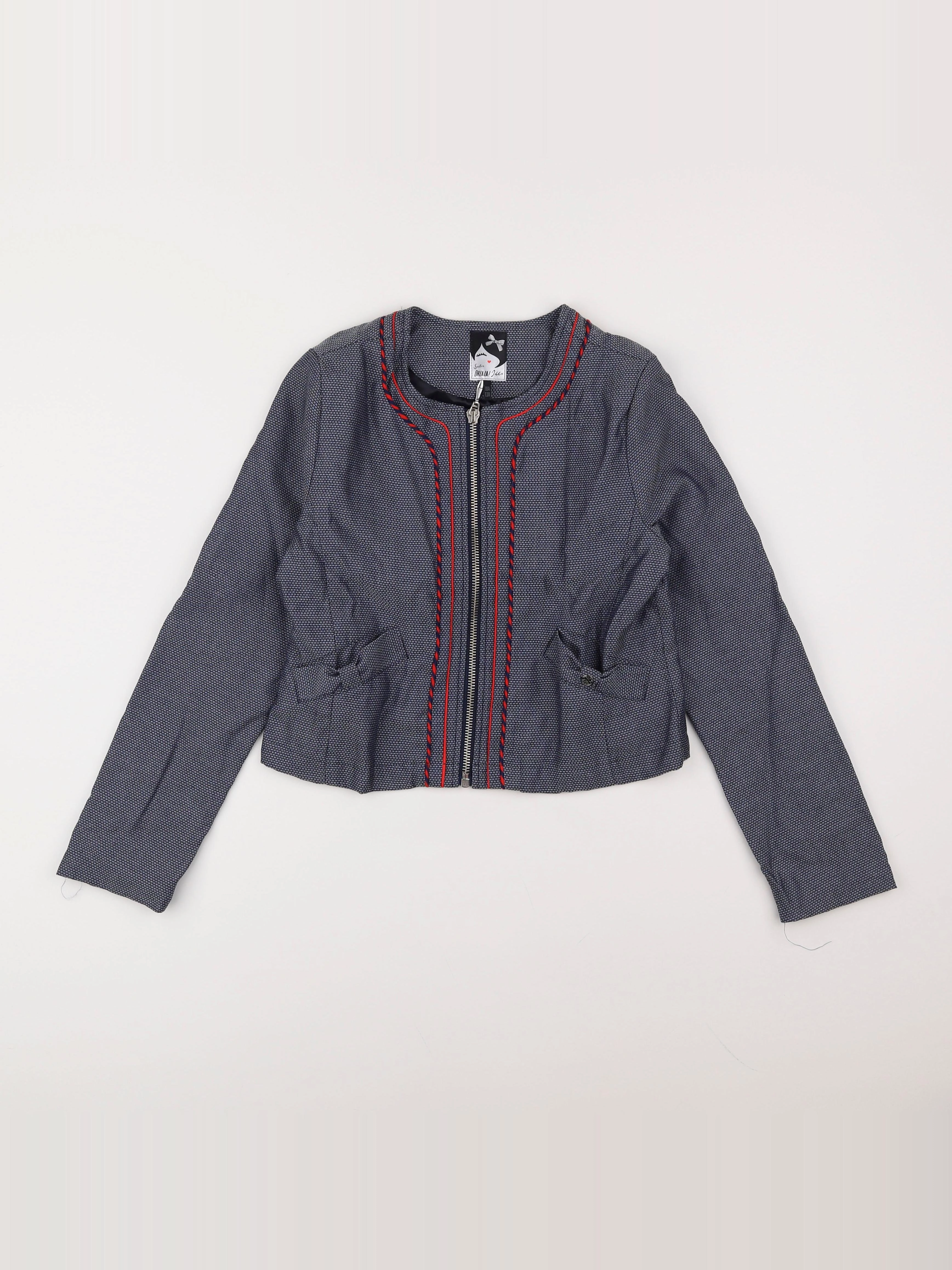 IKKS - veste bleu - 10 ans