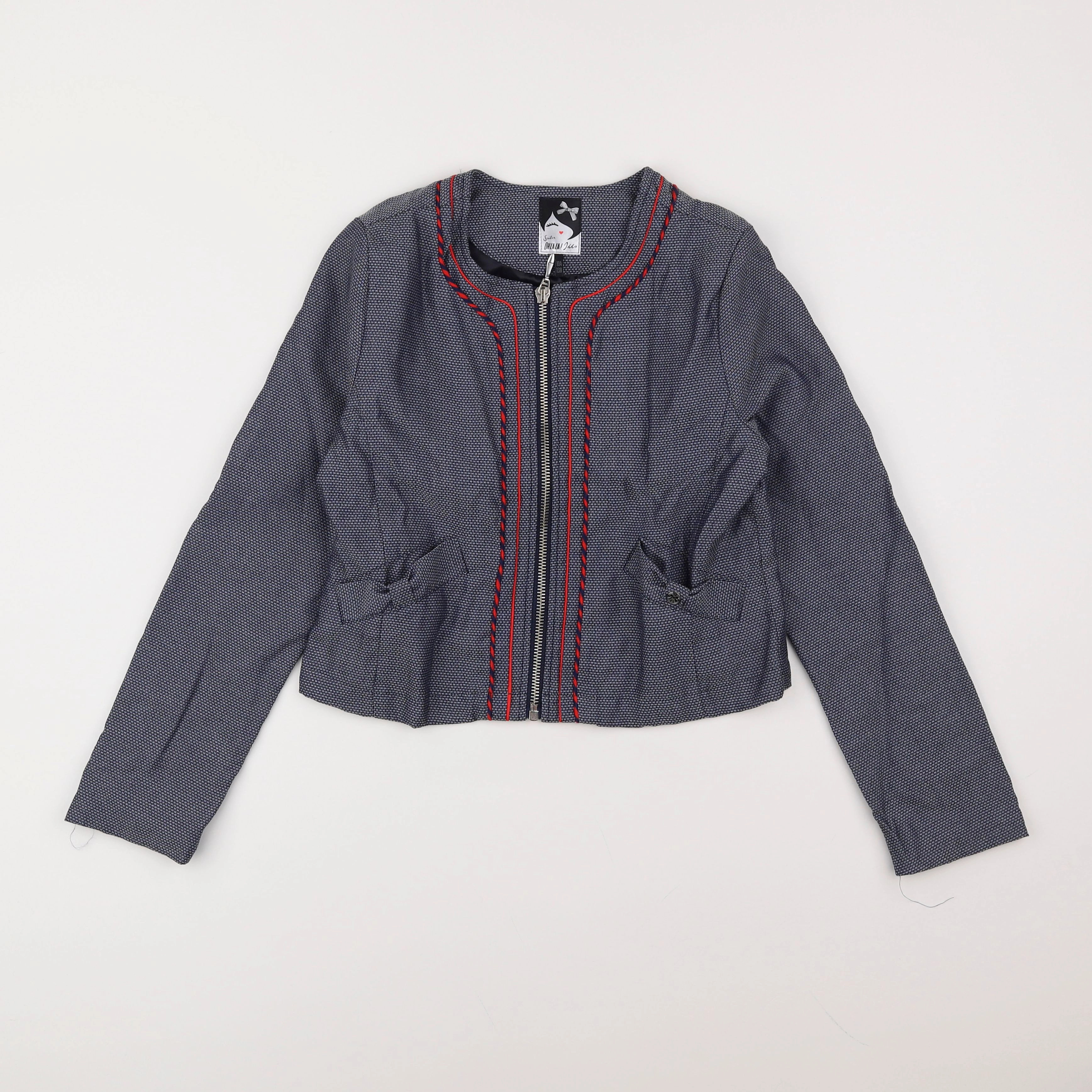 IKKS - veste bleu - 10 ans