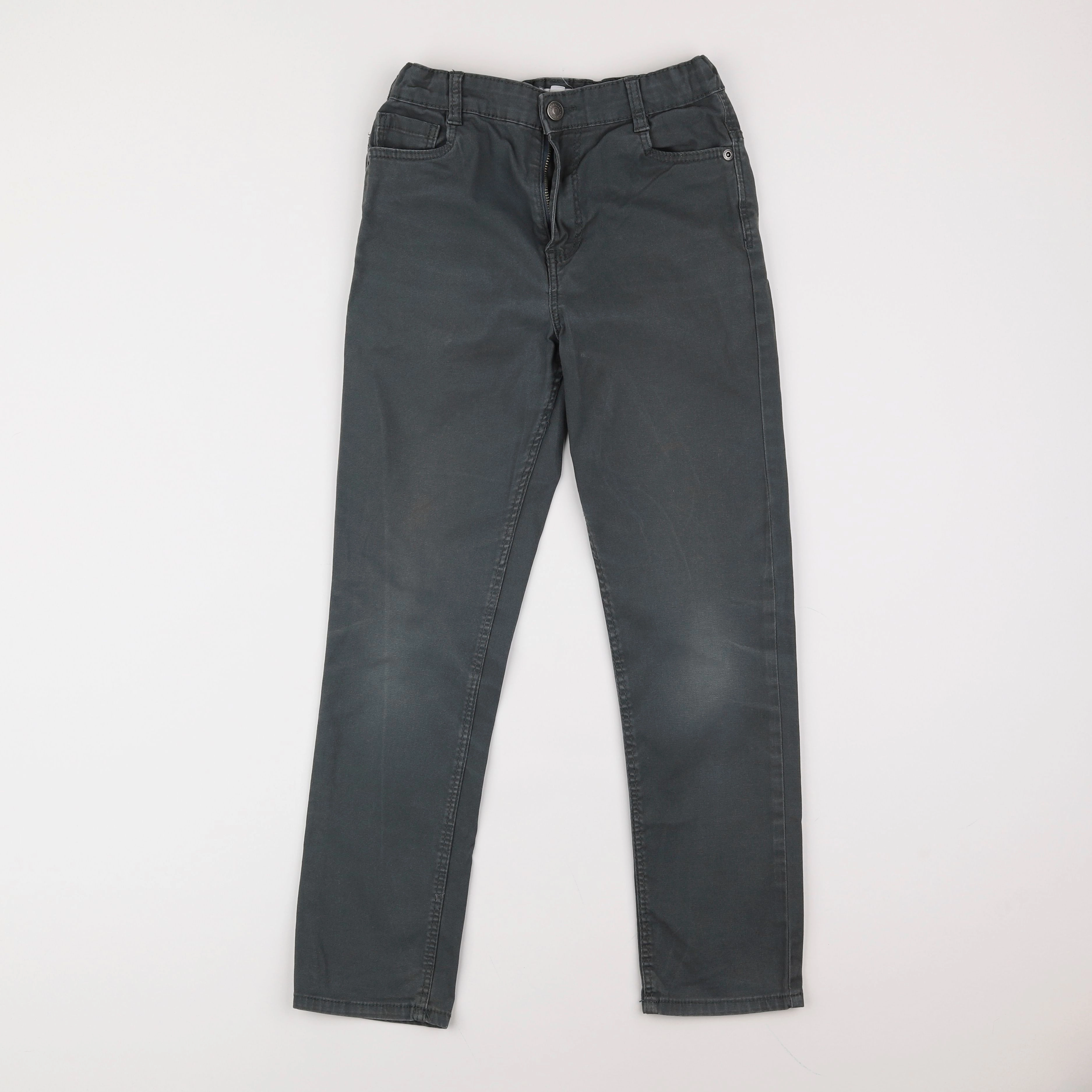 Vertbaudet - pantalon gris - 10 ans