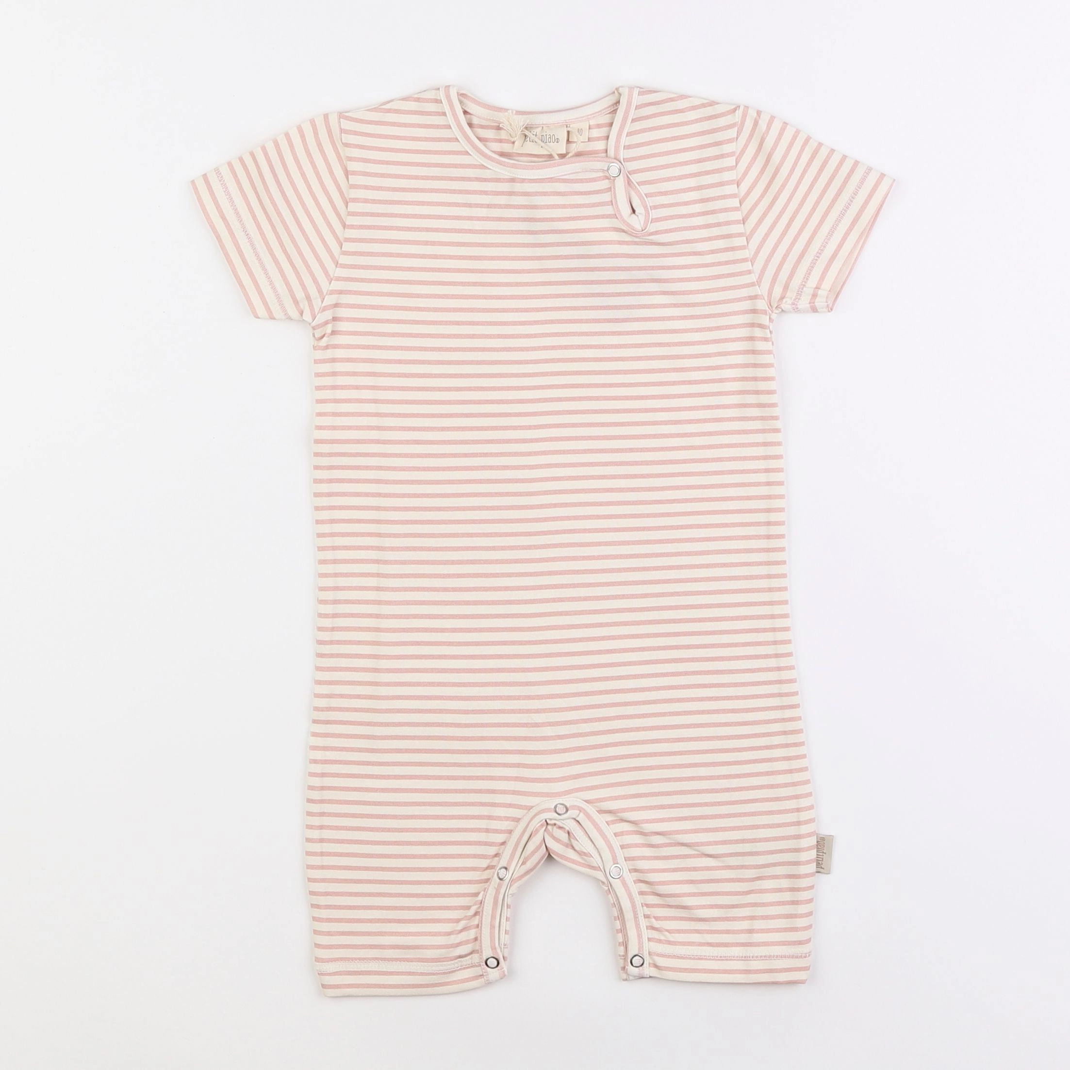 Petit Piao - pyjama coton rose - 12 mois