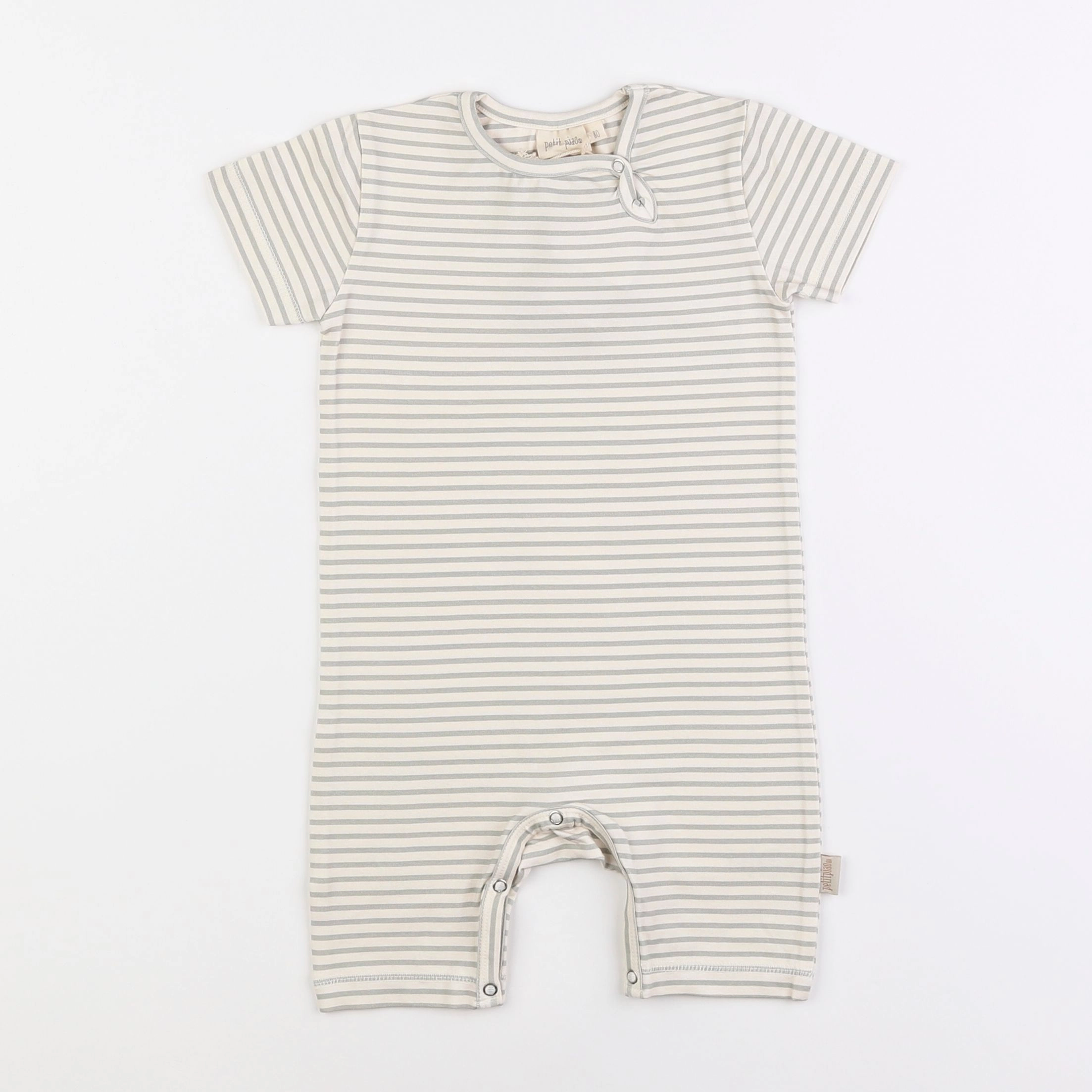 Petit Piao - pyjama coton vert - 12 mois