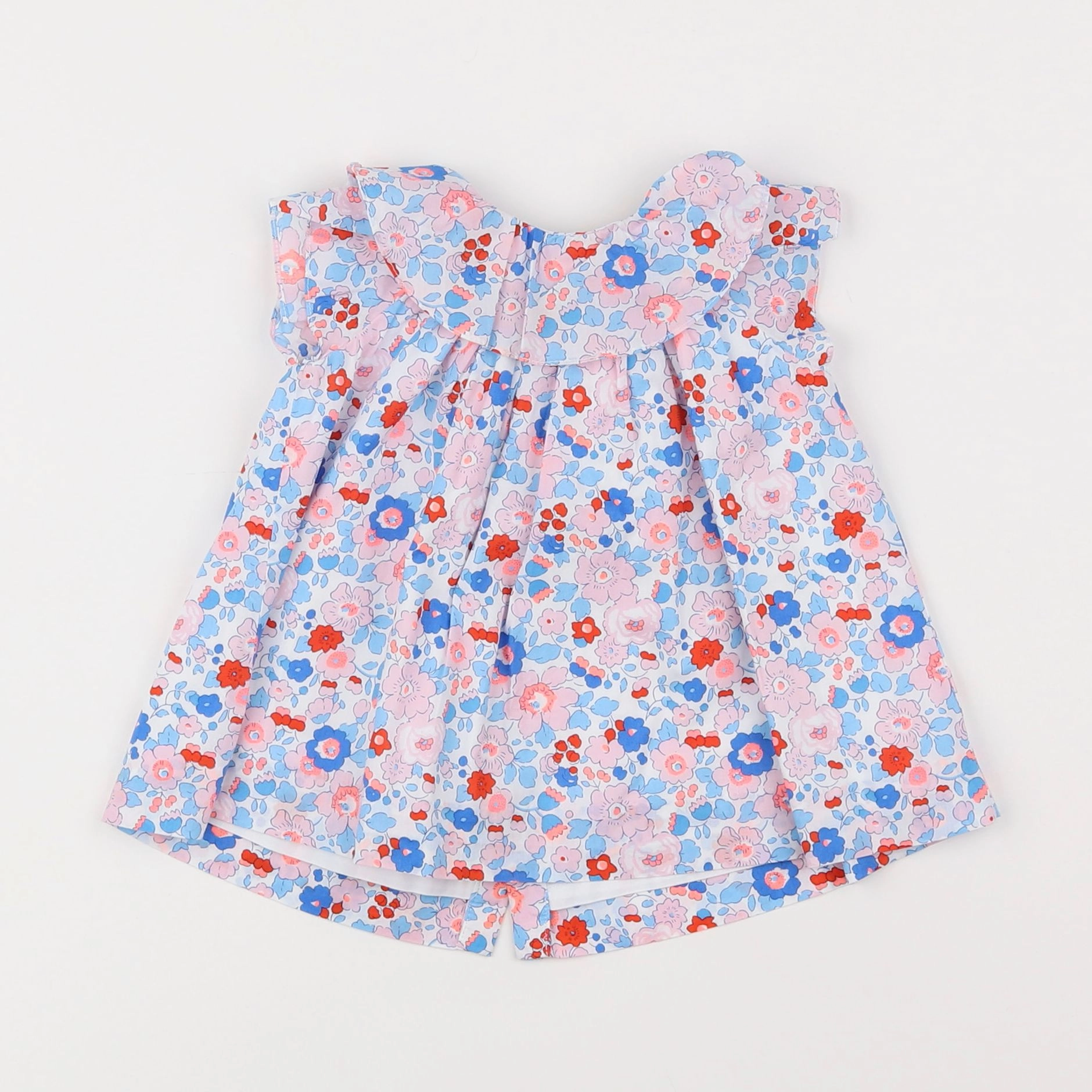 Jacadi - robe liberty bleu - 3 mois