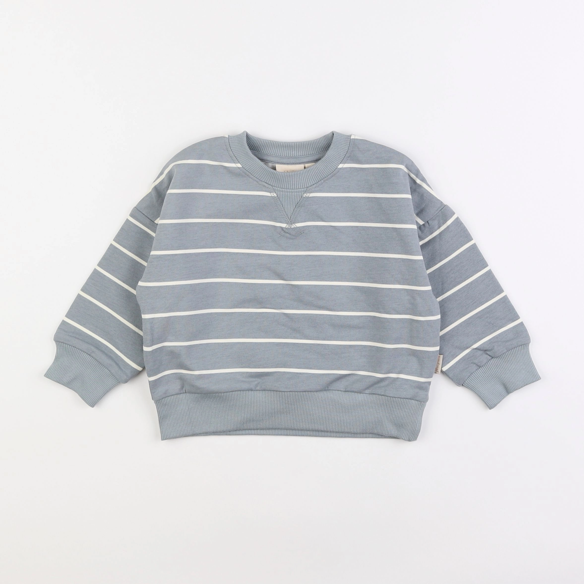 Petit Piao - sweat bleu - 12 mois