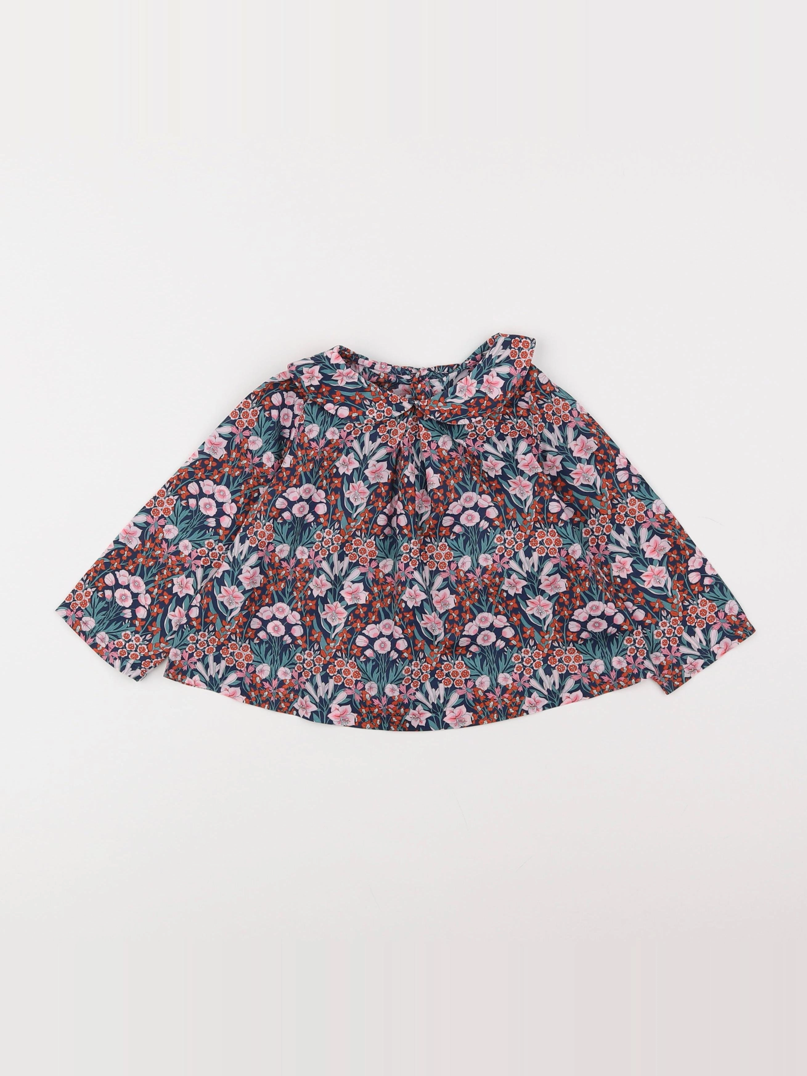 Jacadi - blouse liberty multicolore - 18 mois