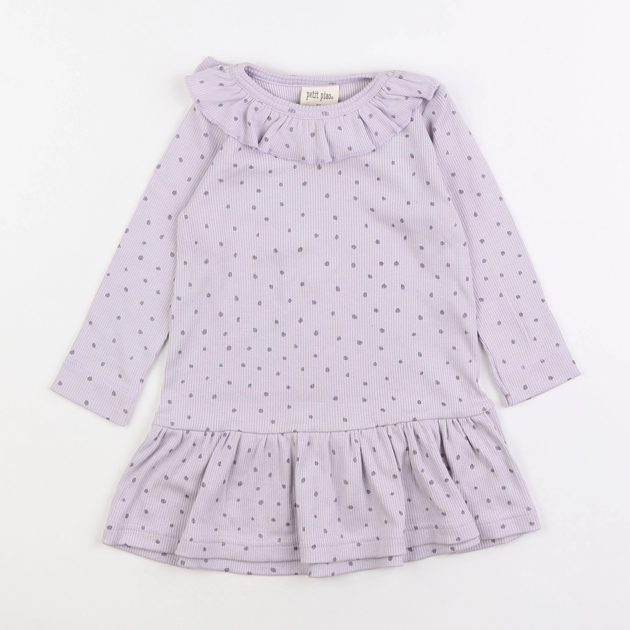 Petit Piao - robe violet - 12 mois