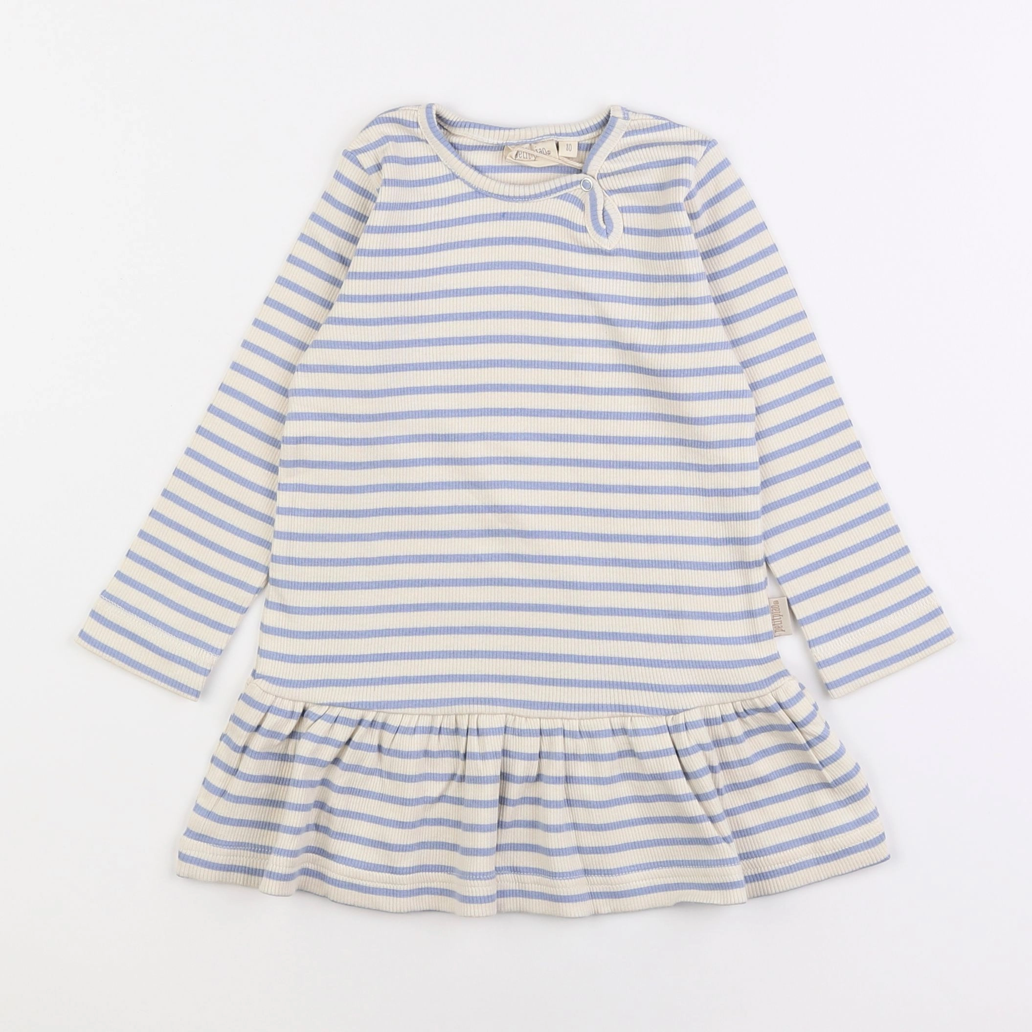 Petit Piao - robe bleu - 12 mois