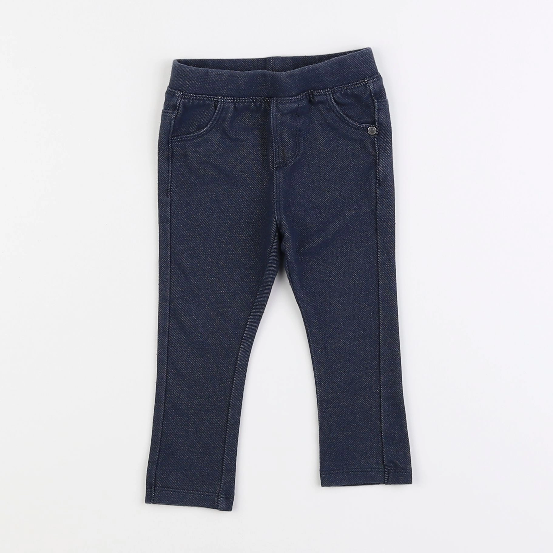 Vertbaudet - jegging bleu - 9 mois