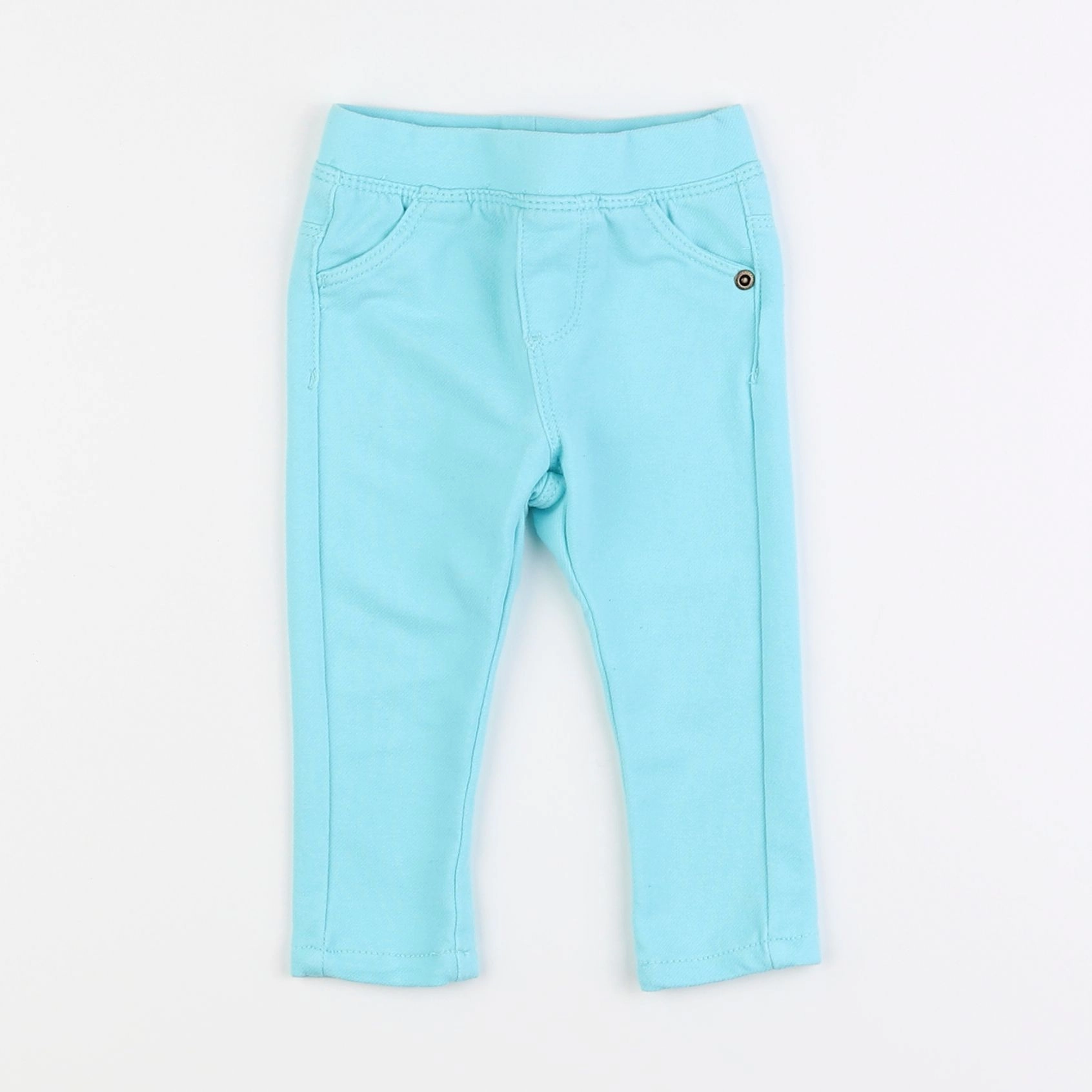 Vertbaudet - jegging bleu - 9 mois