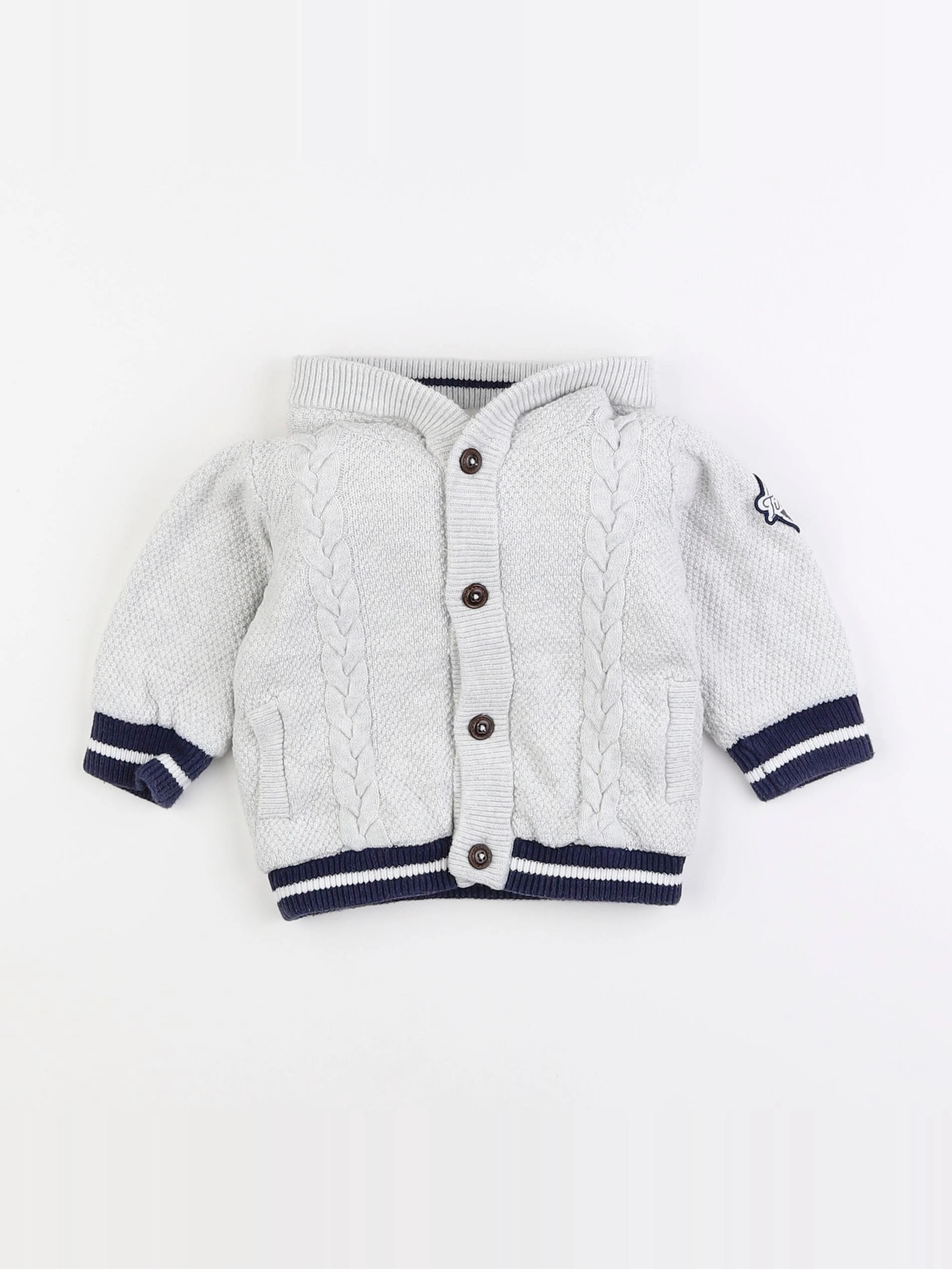 Timberland - gilet gris - 12 mois