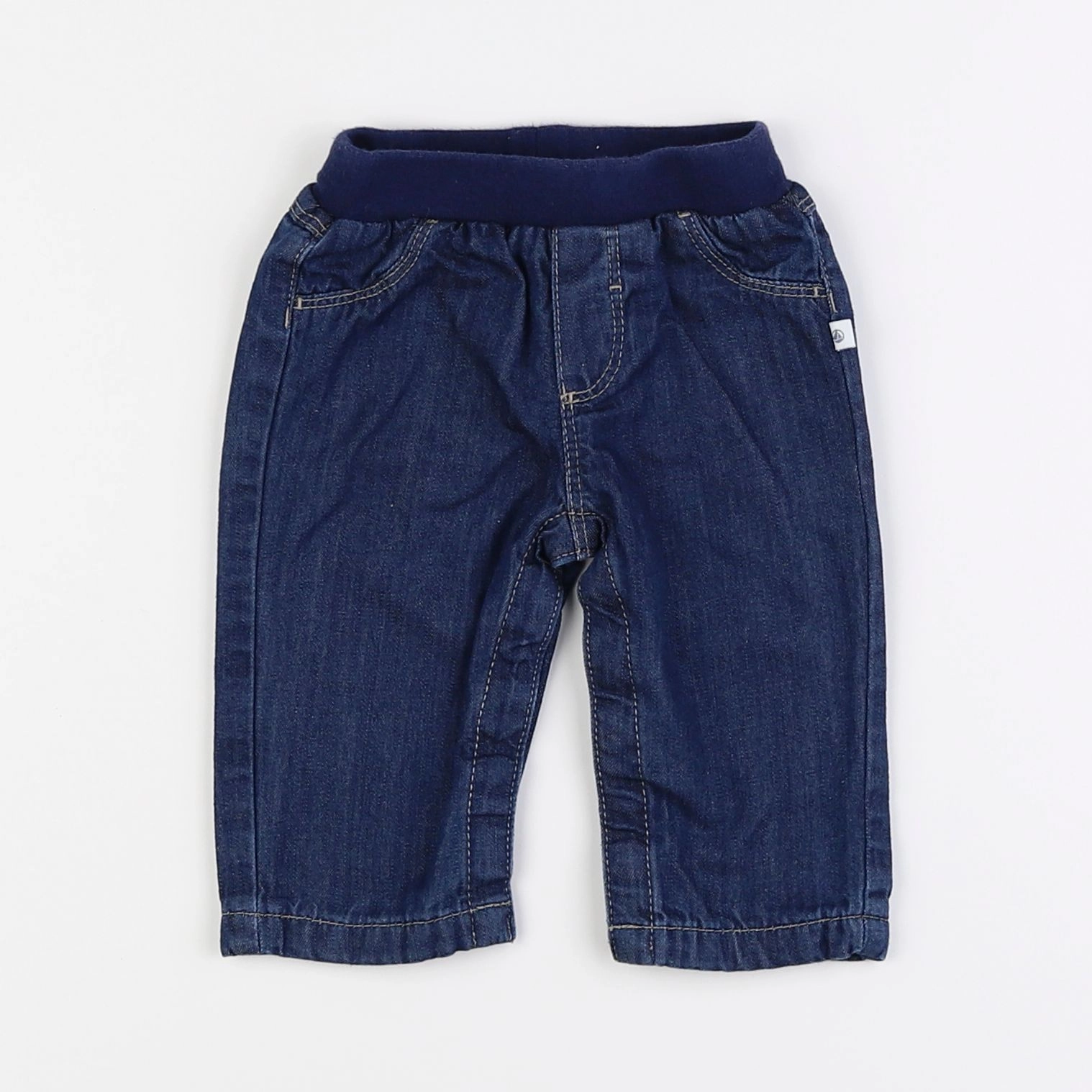 Petit Bateau - jean bleu - 3 mois