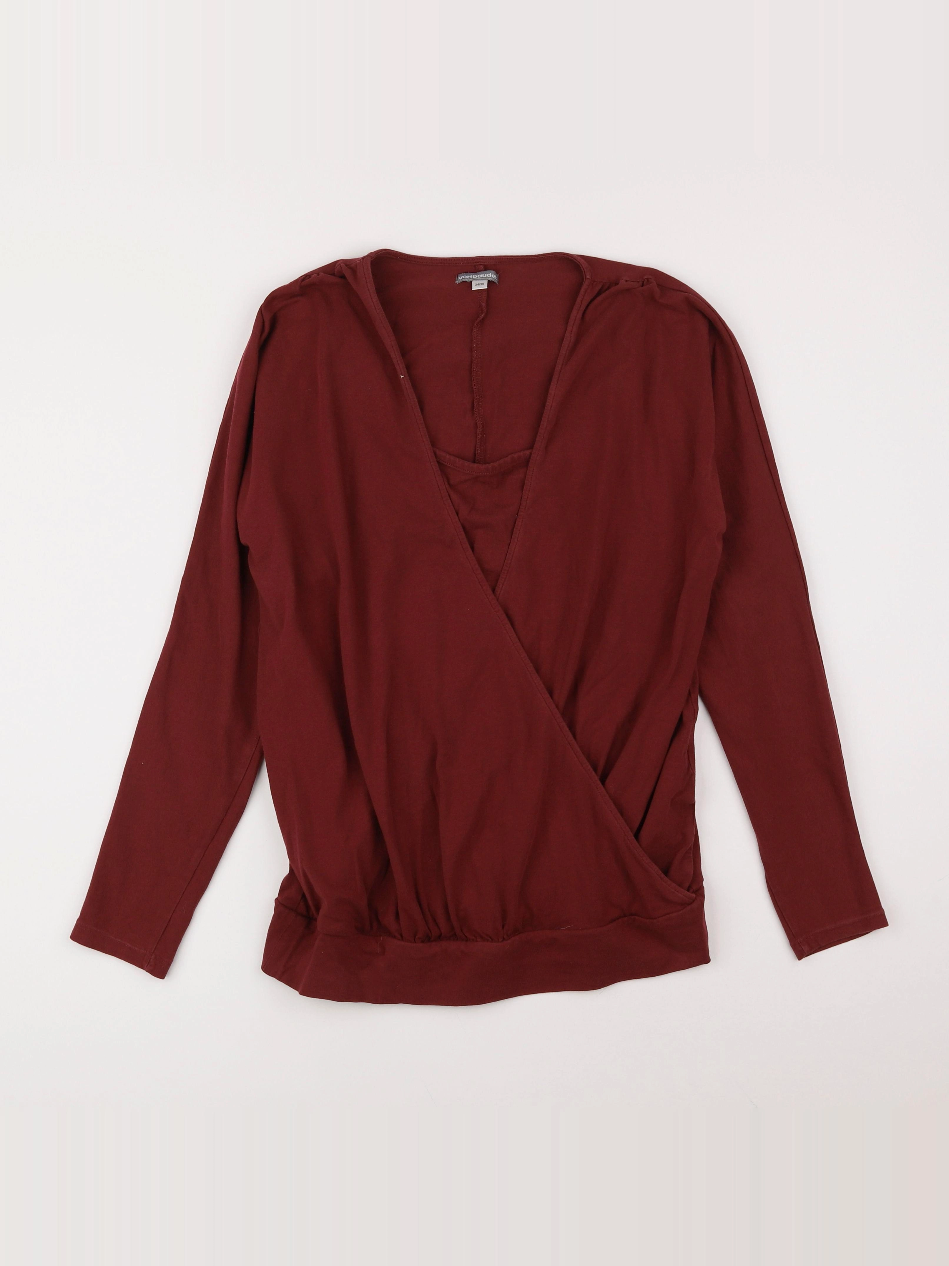 Vertbaudet - tee-shirt grossesse rouge - 34 à 36