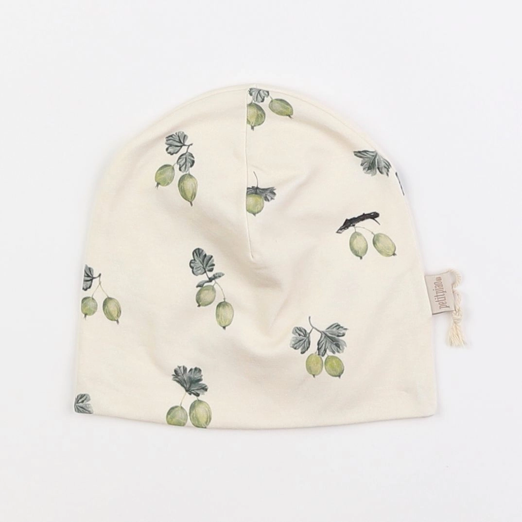 Petit Piao - bonnet beige, vert - 6/12 mois