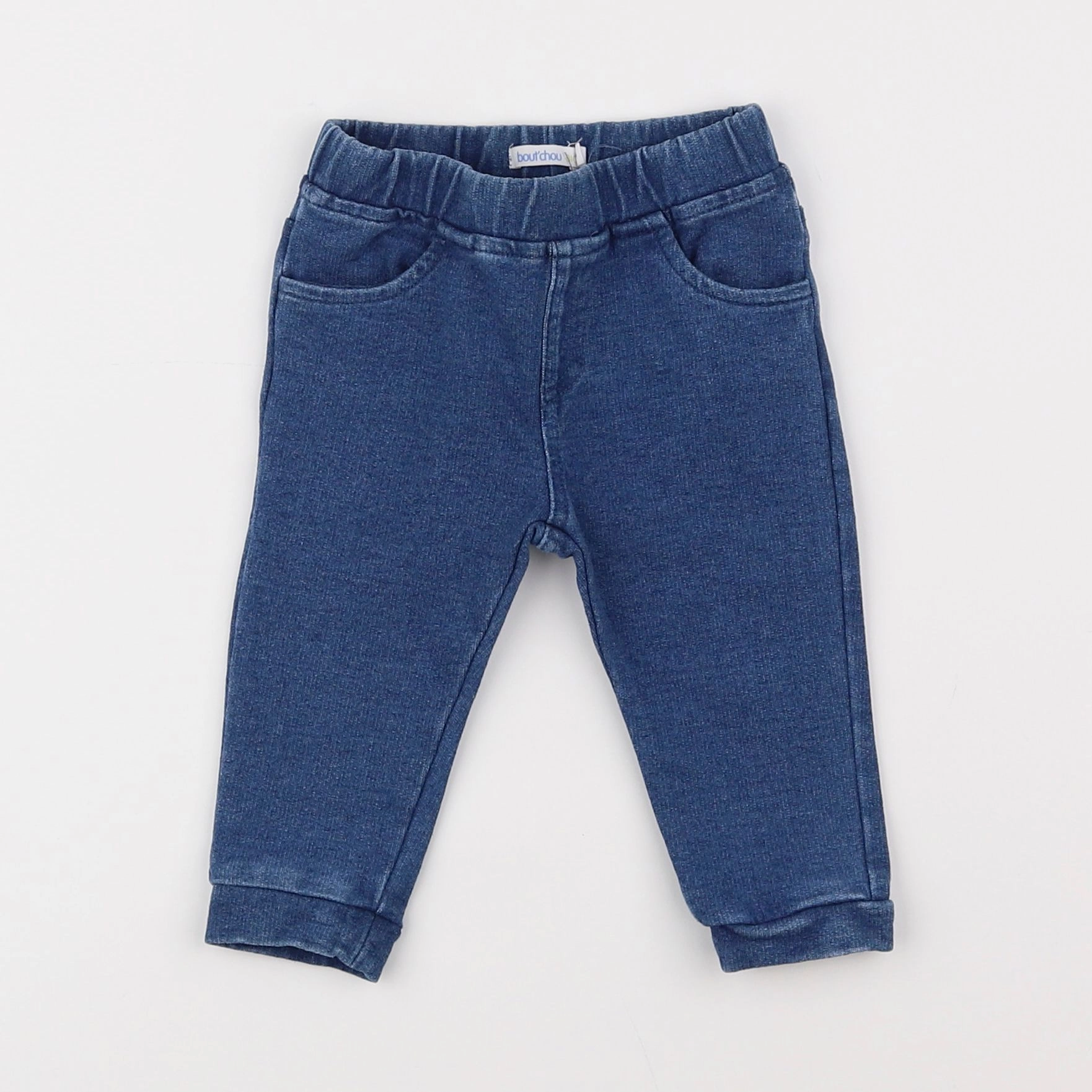 Boutchou - pantalon bleu - 6 mois